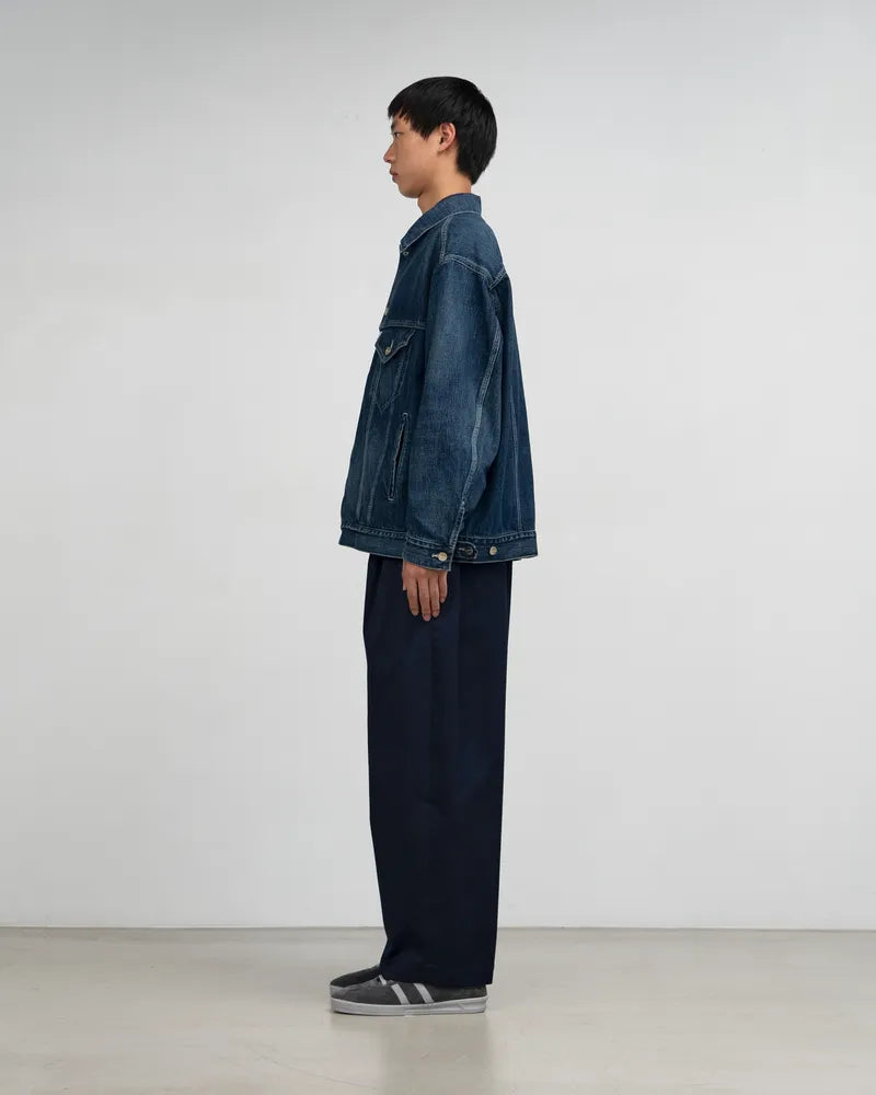 Graphpaper / Selvage Denim Trucker Jacket (GM253-20055DB)