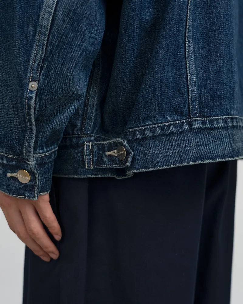 Graphpaper / Selvage Denim Trucker Jacket (GM253-20055DB)
