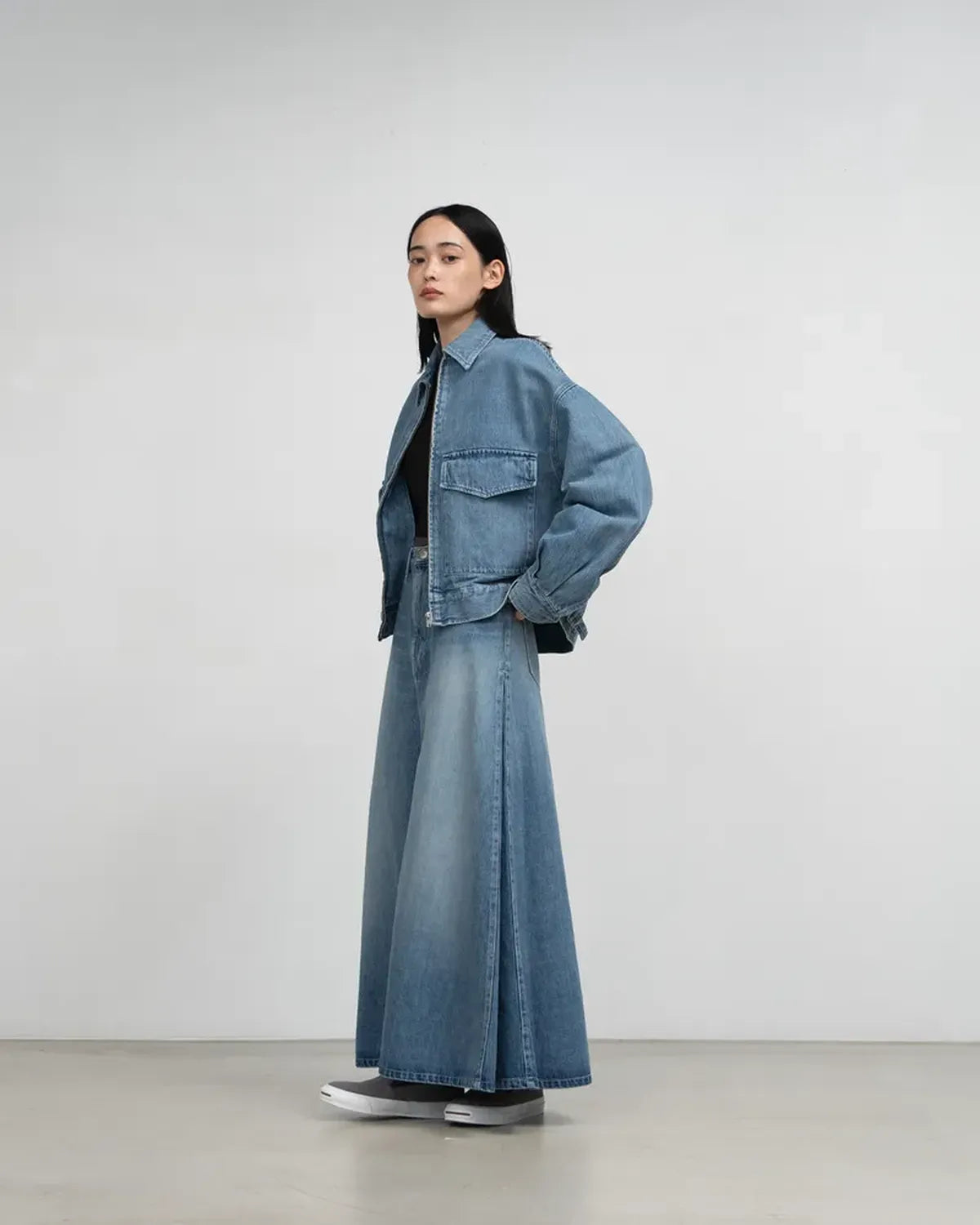 Graphpaper / Selvage Denim Zip Jacket (GL253-20057LB)