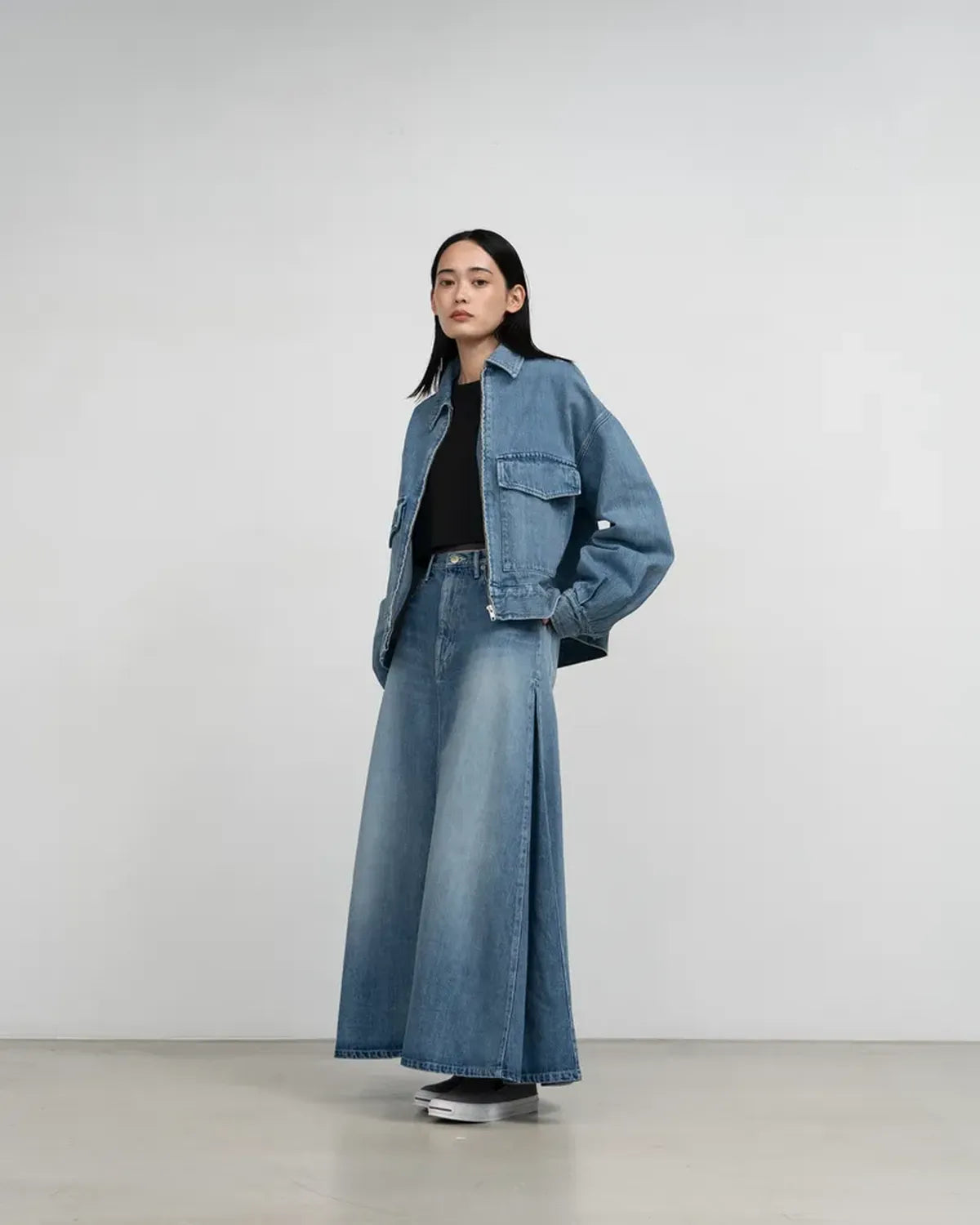 Graphpaper / Selvage Denim Zip Jacket (GL253-20057LB)