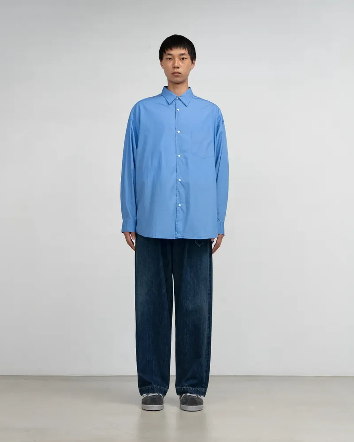 Graphpaper / Selvage Denim Belted Pants (GU253-40064DB)