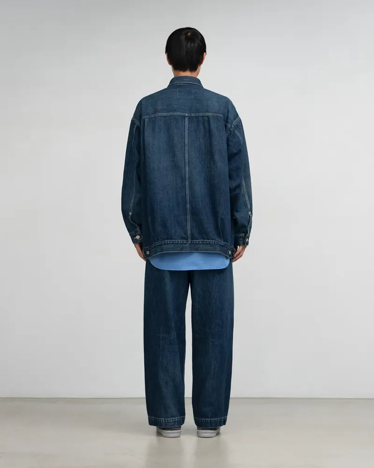 Graphpaper / Selvage Denim Belted Pants (GU253-40064DB)