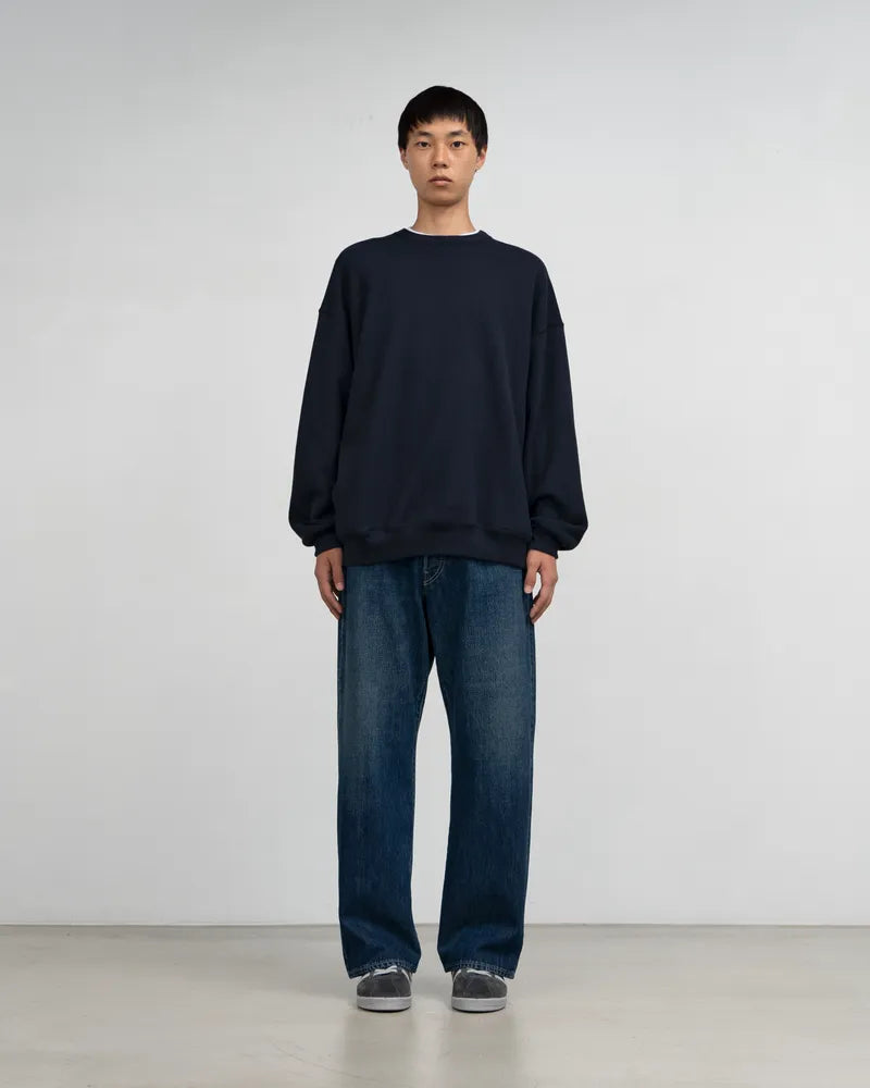 Graphpaper / Selvage Denim Five Pocket Wide Straight Pants (GU253-40059DB)