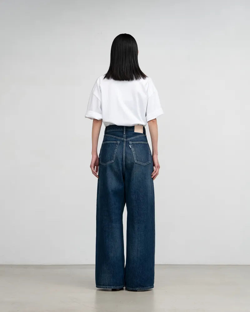 Graphpaper / Selvage Denim Two Tuck Wide Pants (GL253-40062DB)