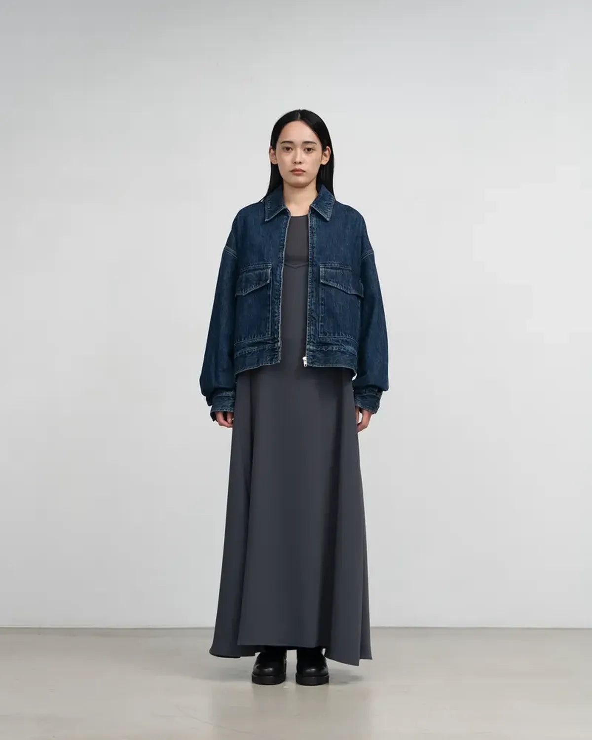 Graphpaper / Selvage Denim Zip Jacket (GL253-20057DB)