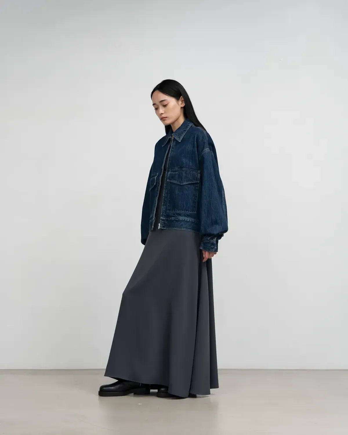 Graphpaper / Selvage Denim Zip Jacket (GL253-20057DB)