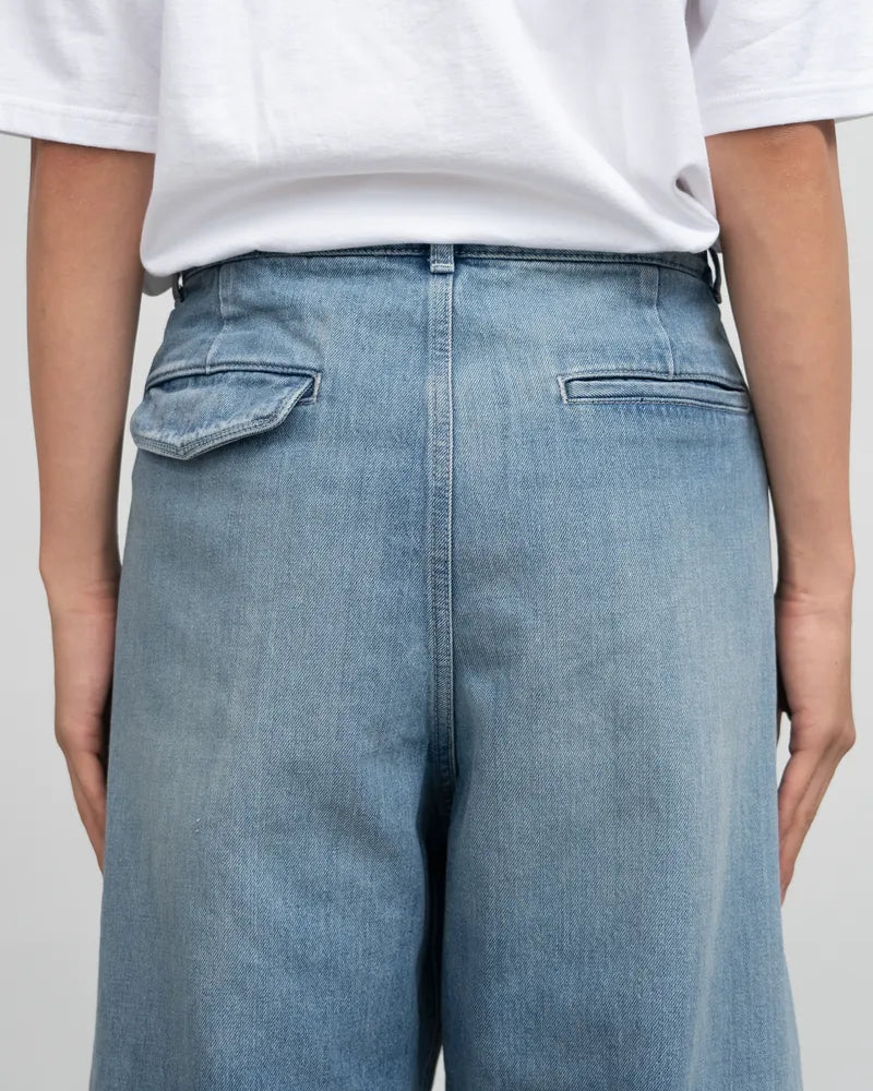 Graphpaper / Selvage Denim Two Tuck Pants (GU253-40061LB)
