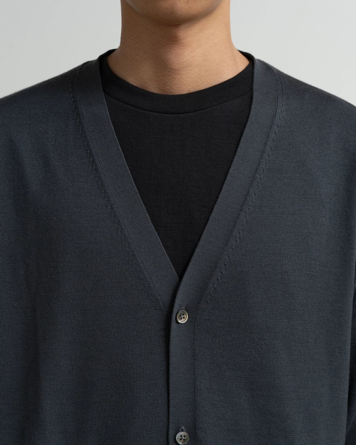 Graphpaper / High Gauge Knit Oversized Cardigan (GU263-80558B)