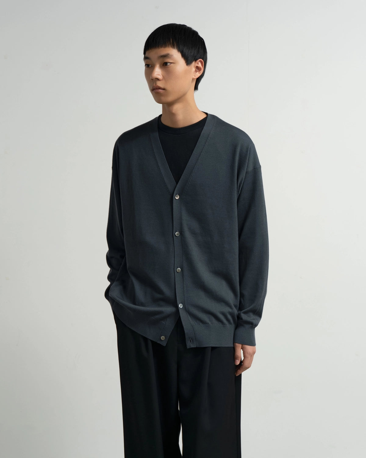 Graphpaper / High Gauge Knit Oversized Cardigan (GU263-80558B)