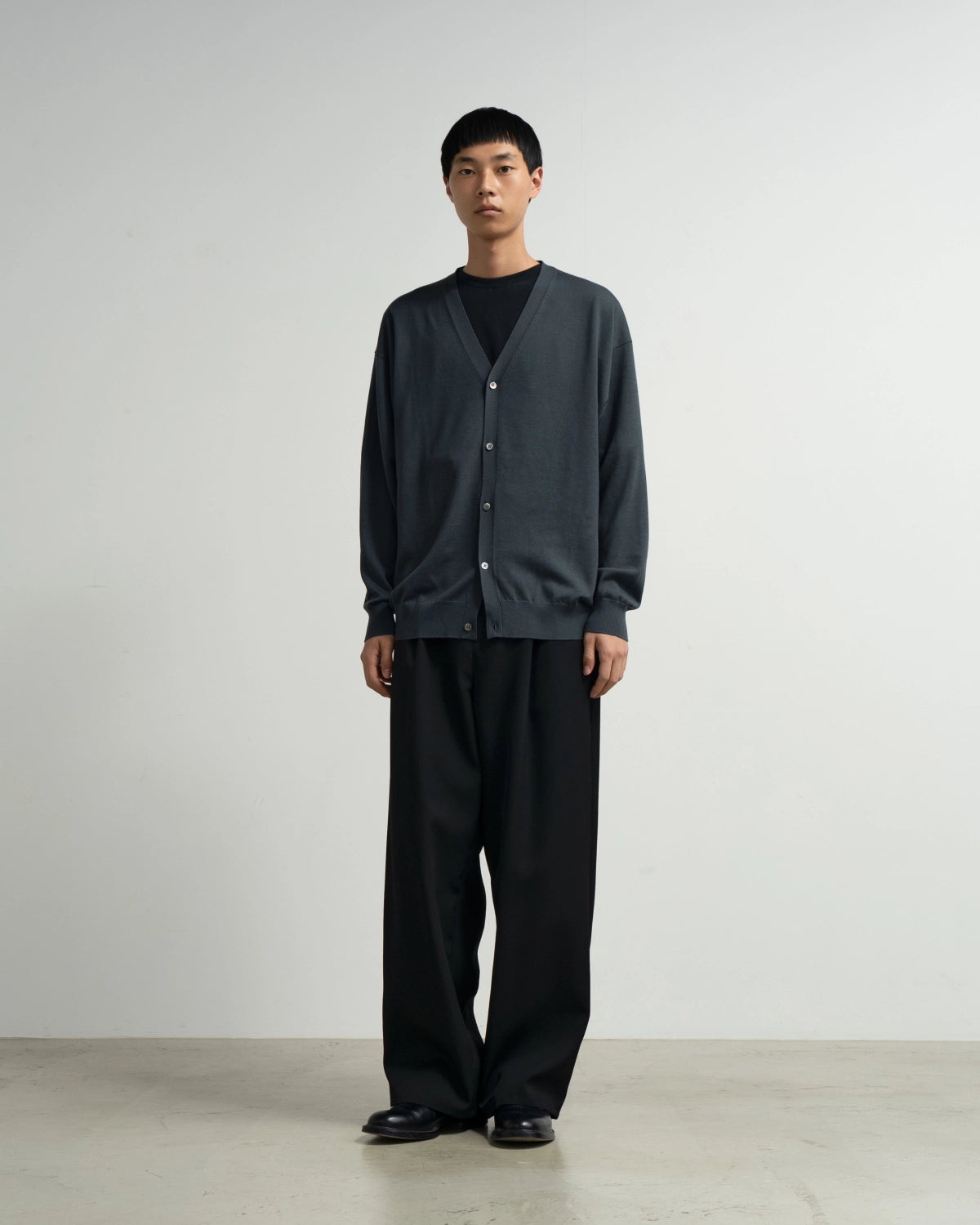Graphpaper / High Gauge Knit Oversized Cardigan (GU263-80558B)
