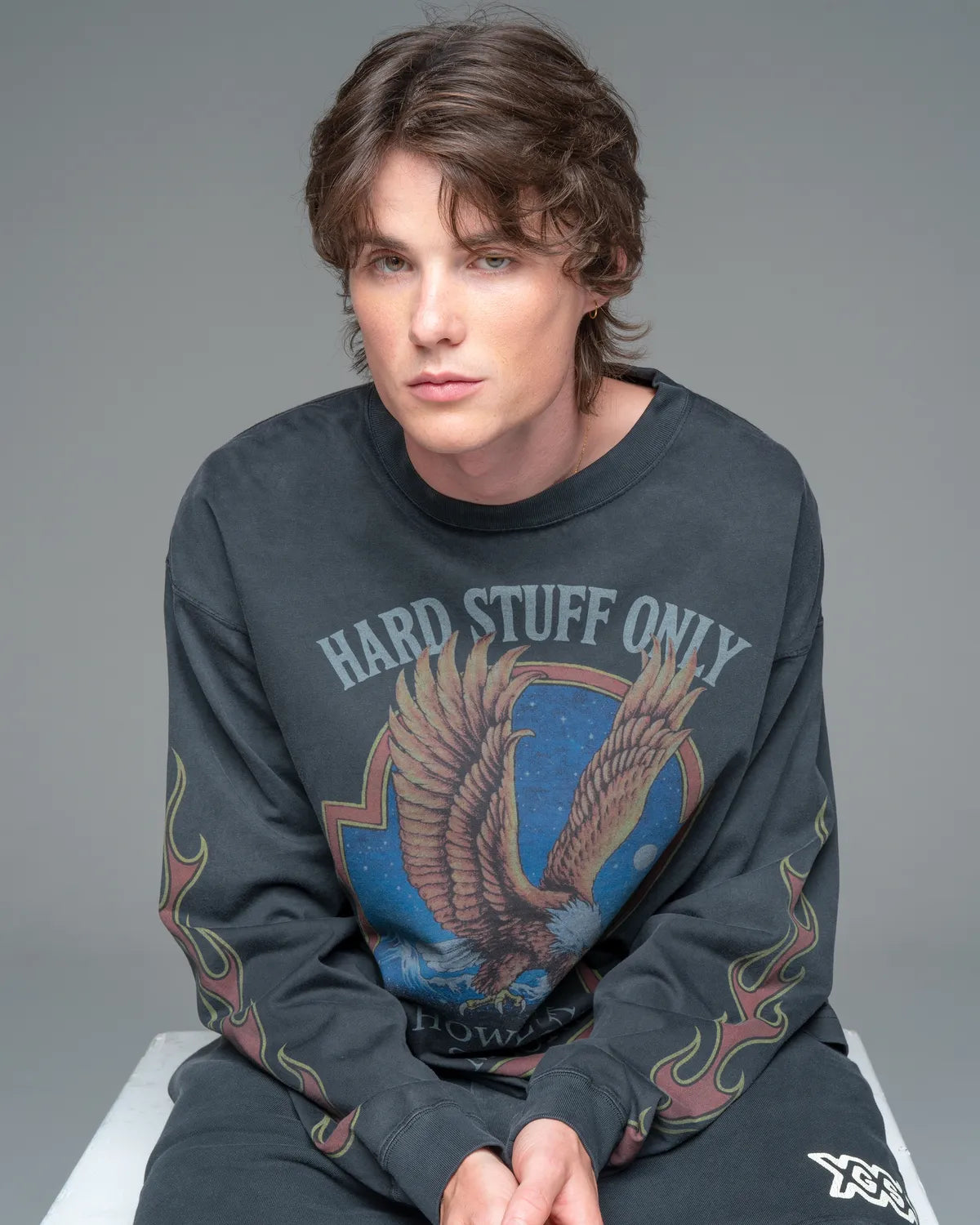 GOD SELECTION XXX / GSX EQUIPMENT Silent Moon Long Sleeve Tee (GSX-S26-LT-01)
