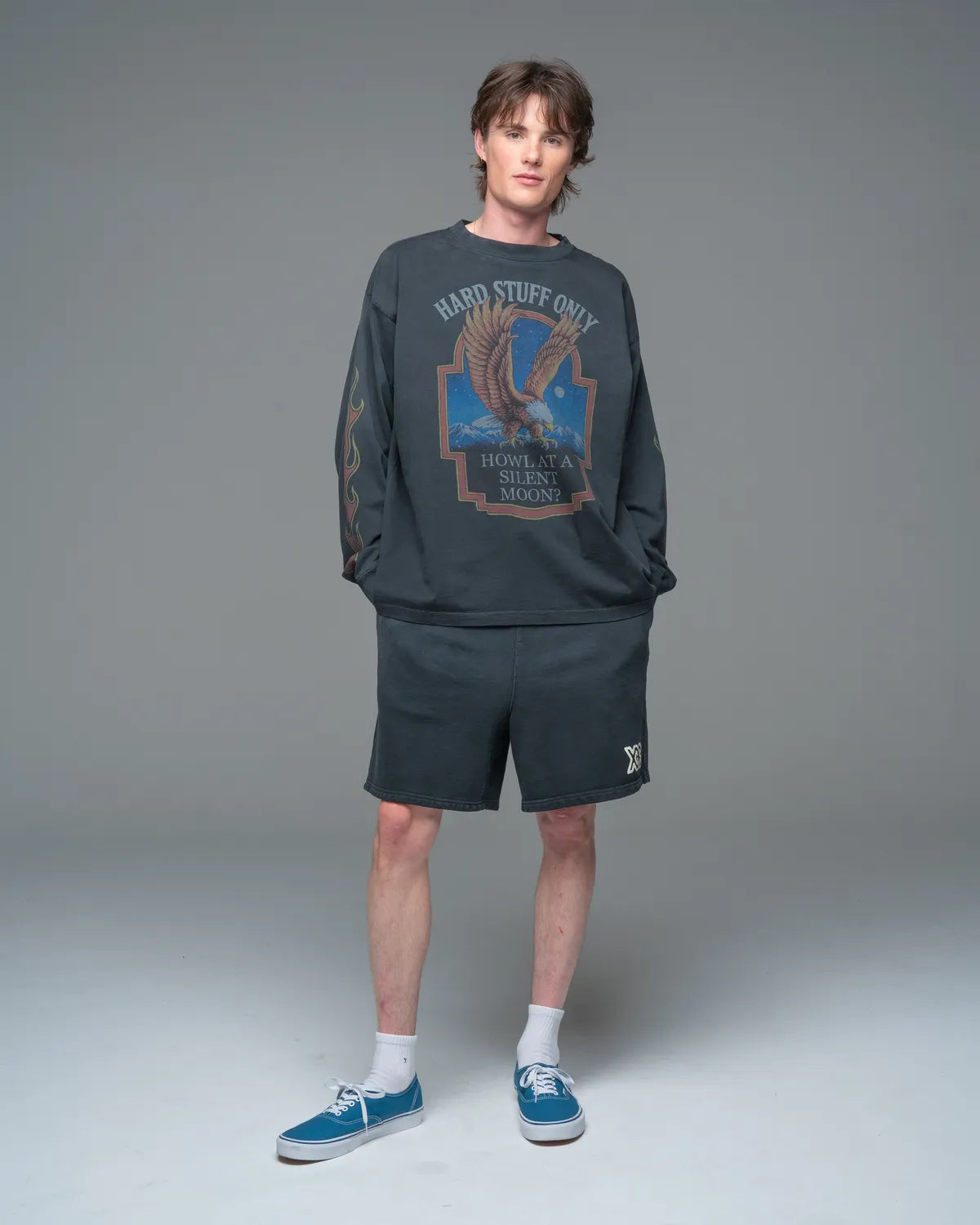 GOD SELECTION XXX / GSX EQUIPMENT GSX Logo Sweatshorts (GSX-S26-CS-02)