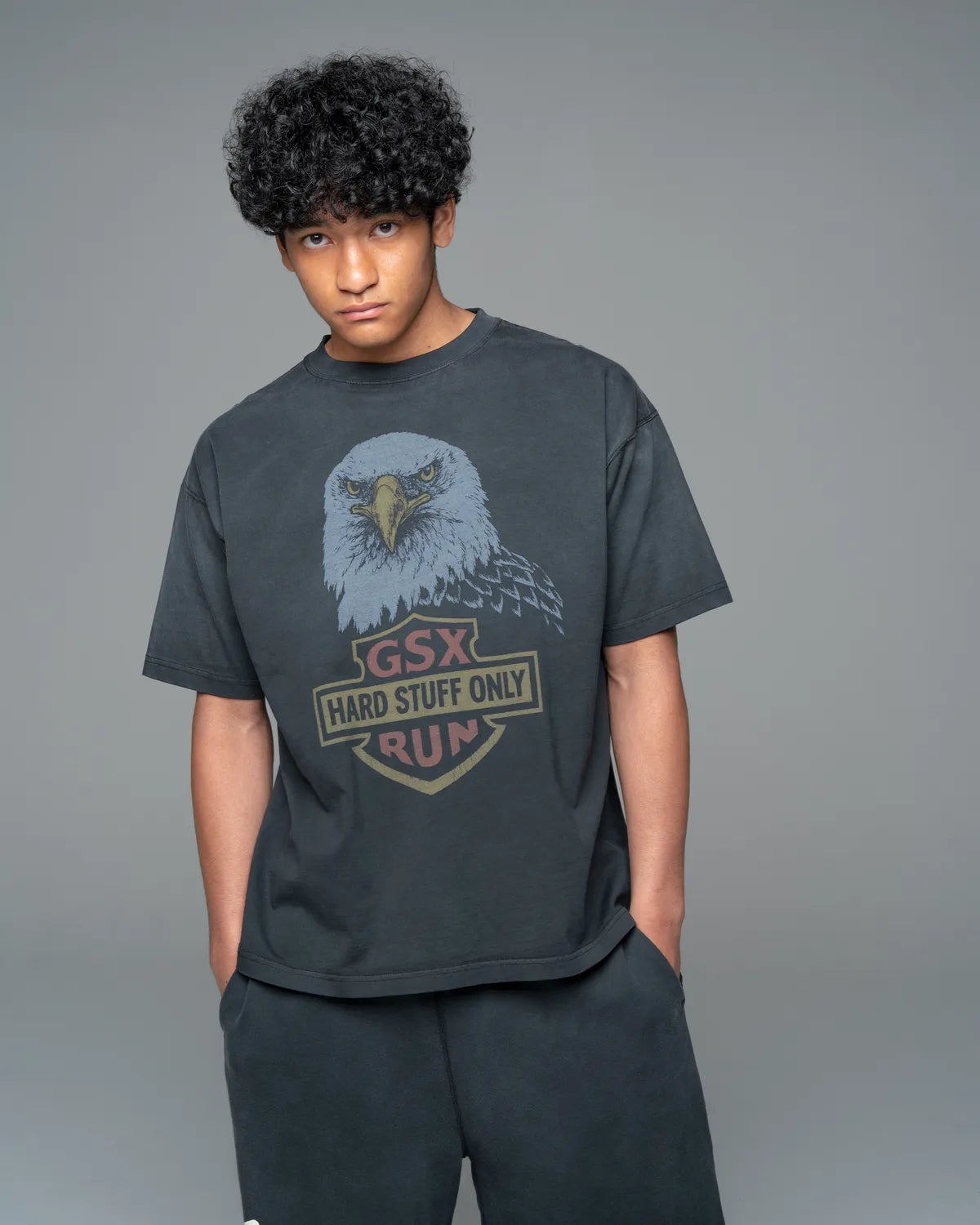GOD SELECTION XXX / GSX EQUIPMENT Road Eagle Tee (GSX-S26-ST-02)