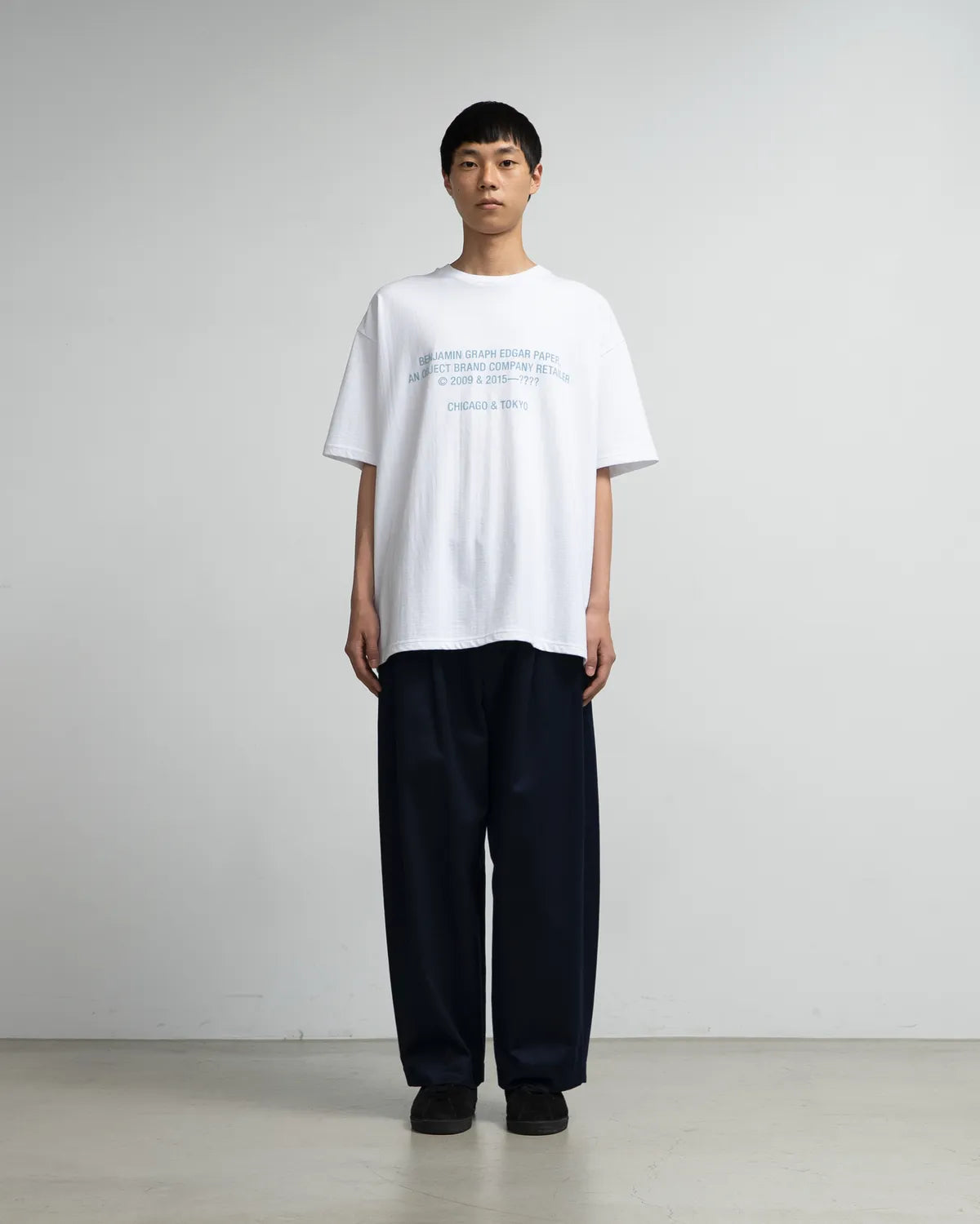 Graphpaper × BENJAMIN EDGAR / BENJAMIN GRAPH EDGAR PAPER S/S Oversized Tee (GU252-70023BE)