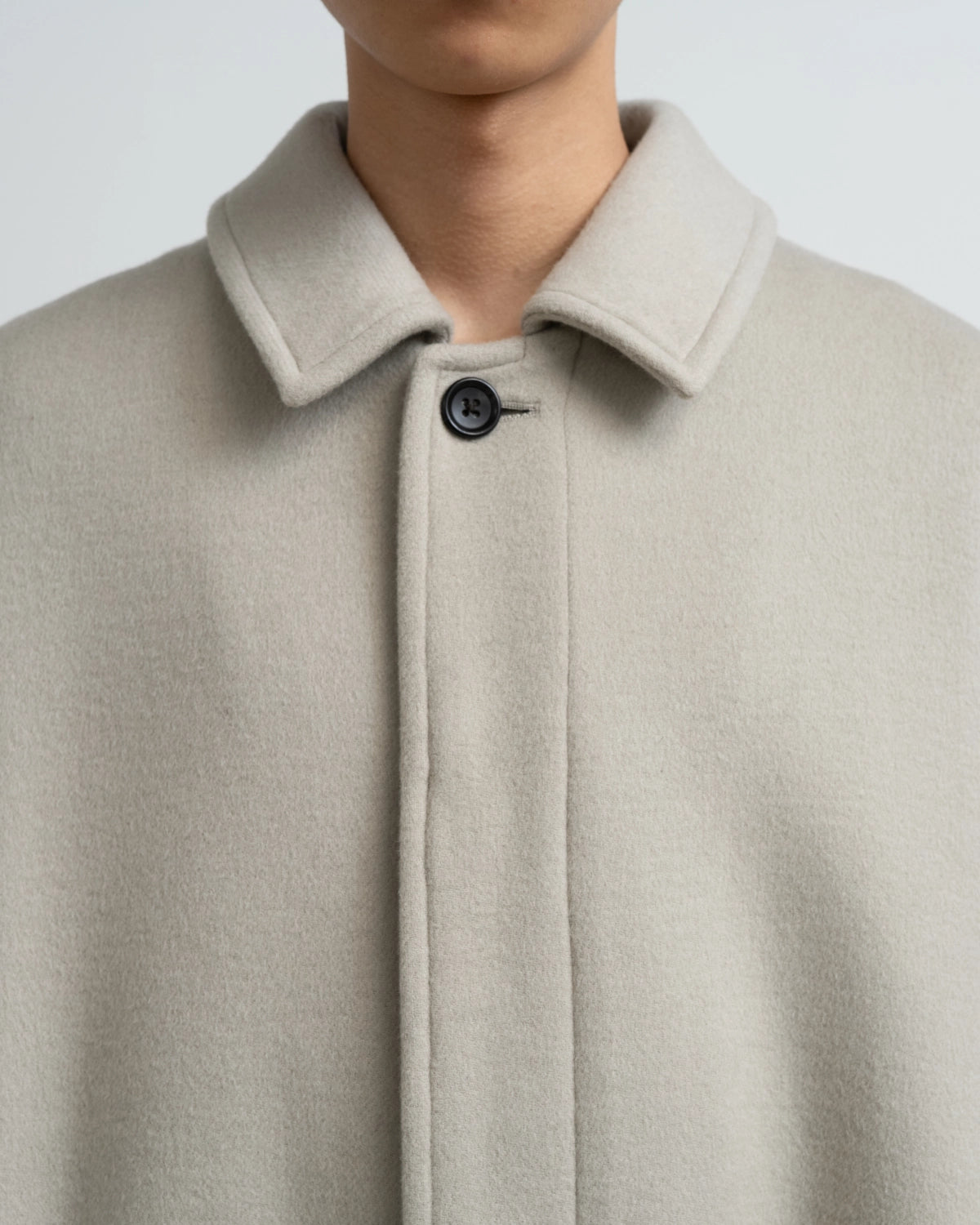 Graphpaper / Light Melton Oversized Coat (GU263-10420C)