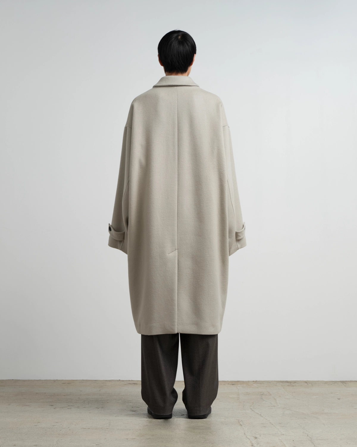 Graphpaper / Light Melton Oversized Coat (GU263-10420C)