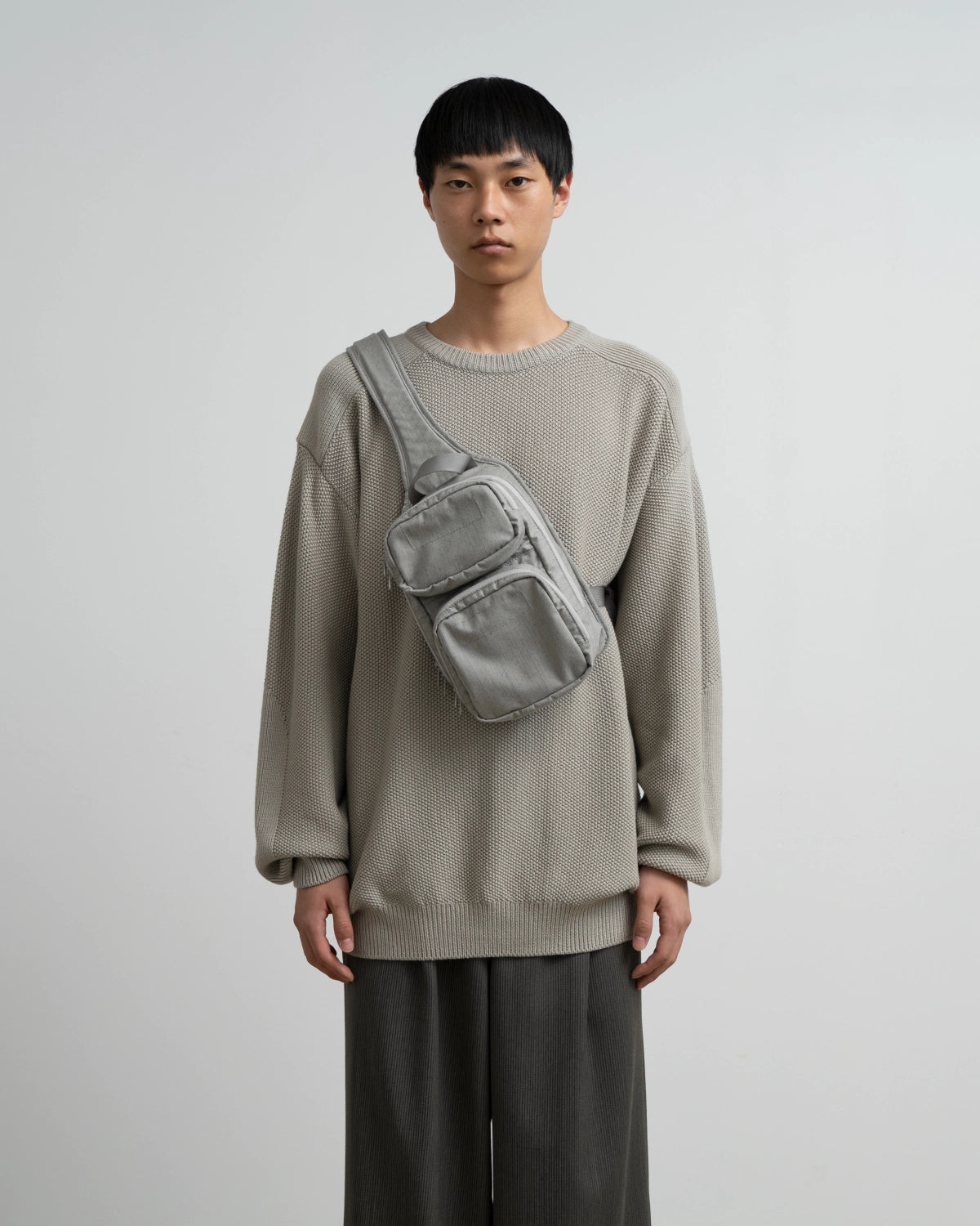 Graphpaper / Fine Wool Saxony Small Shoulder Bag (GU263-90429)
