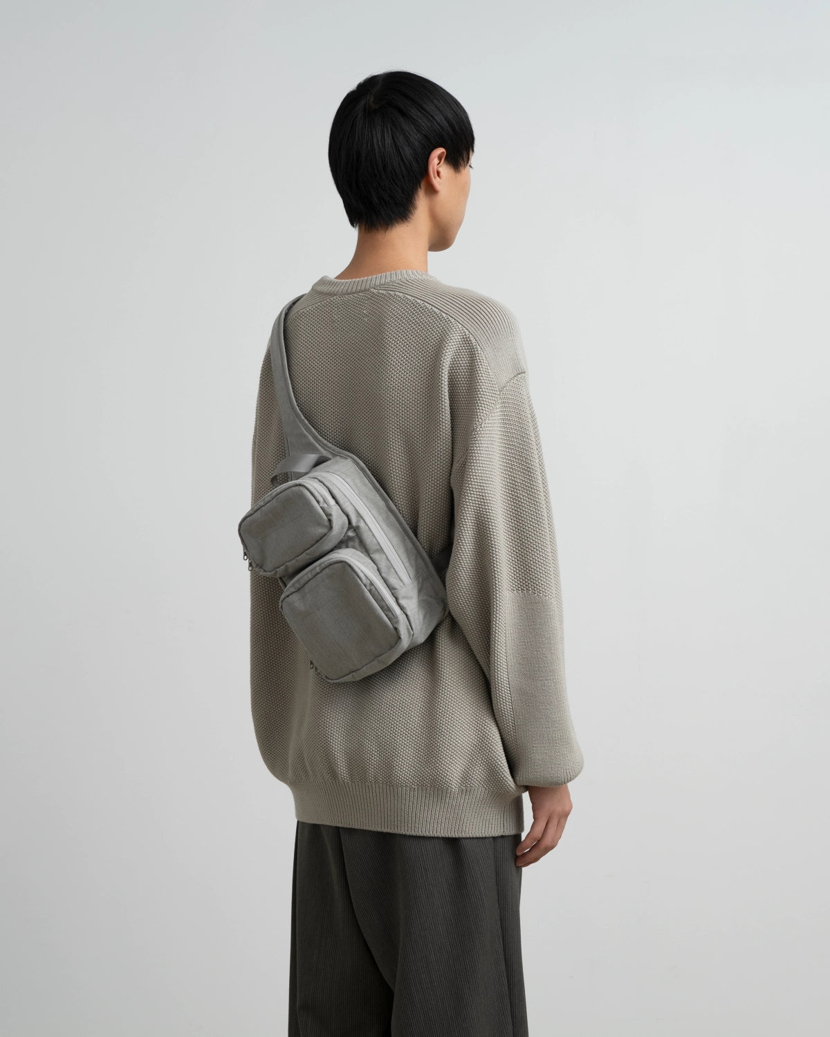 Graphpaper / Fine Wool Saxony Small Shoulder Bag (GU263-90429)