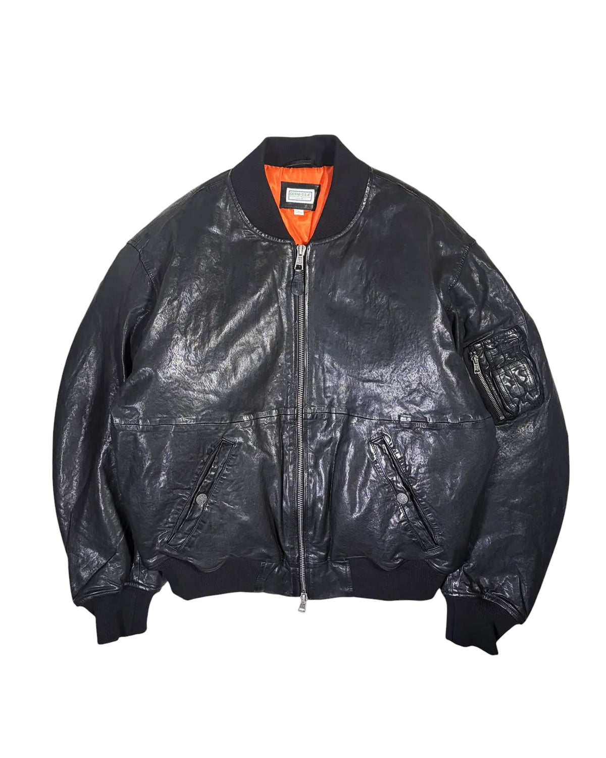 GUESS U.S.A の CROPP BMBR JTK (M5BL02LOWU0)