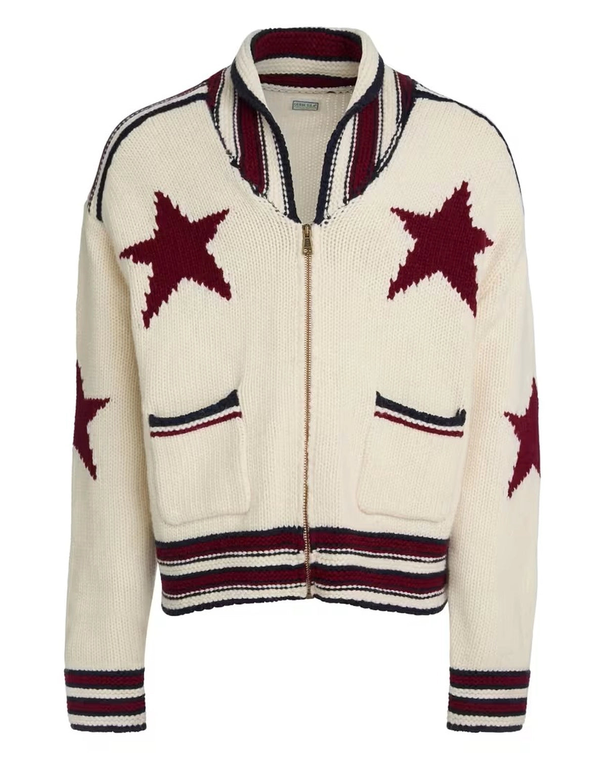 GUESS U.S.A の Jacquard-Cardigan Wollmix (M5BR53Z0980-F5XA)