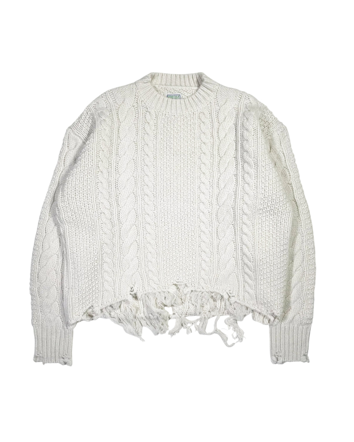 GUESS U.S.A / M の CABLE SWEATER (M5BR51Z3PB0-A12P)