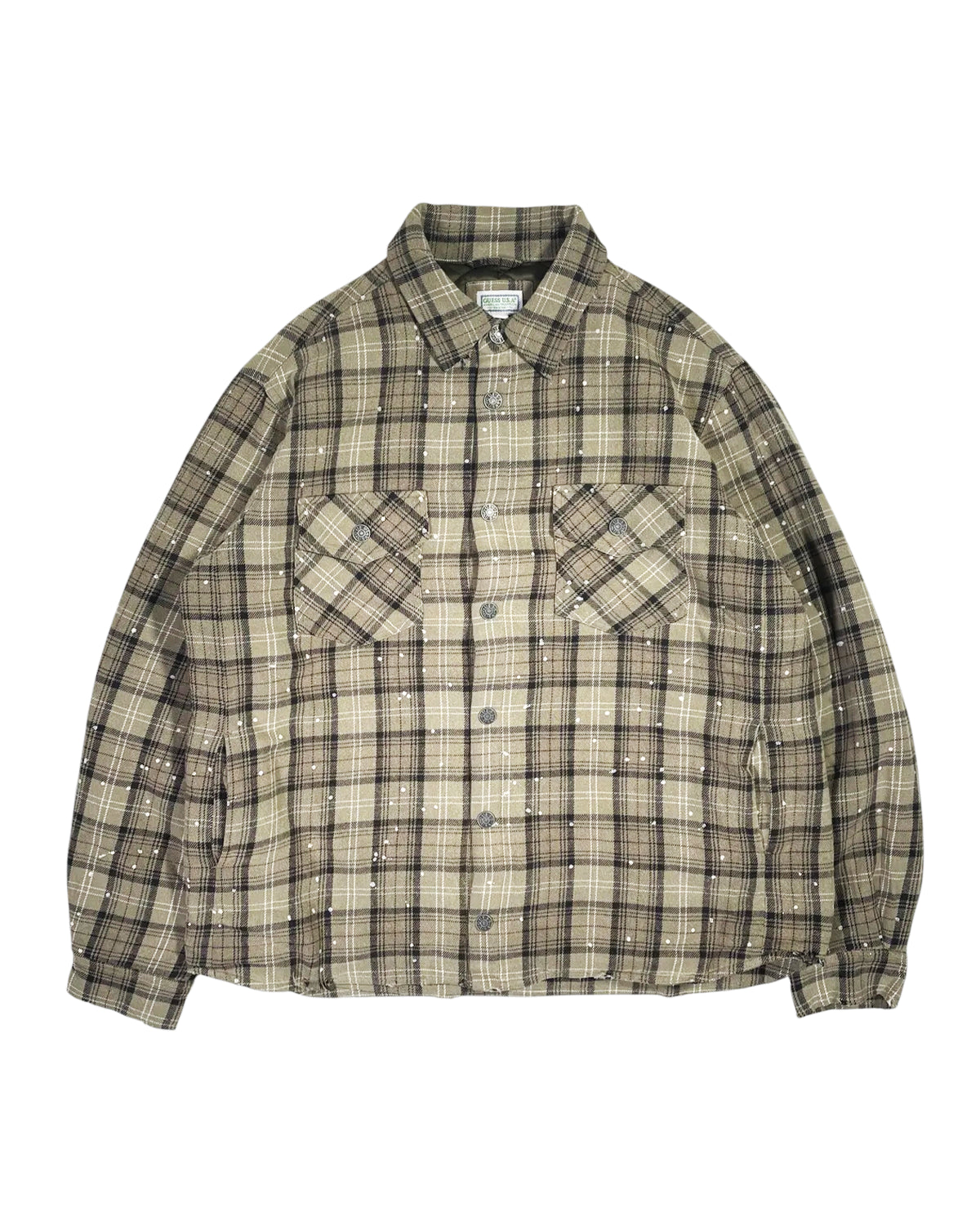 GUESS U.S.A の M / FLANNEL SHIRT  (M5BH05WF910-L81L)
