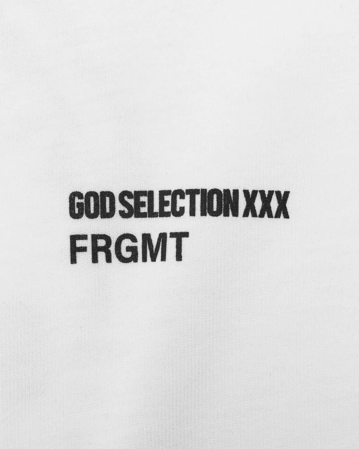 GOD SELECTION XXX × FRAGMENT / T-SHIRT (GX-S25-12FST-02)