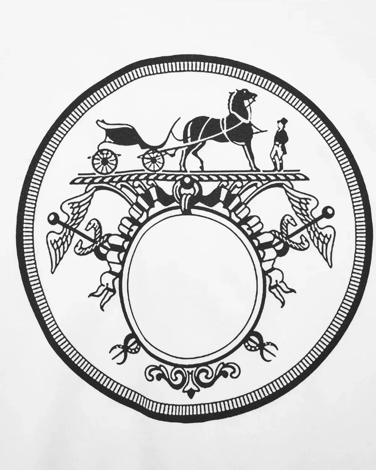 GOD SELECTION XXX / ”Carriage Emblem" Front Logo Tee (GX-S26-ST-05)