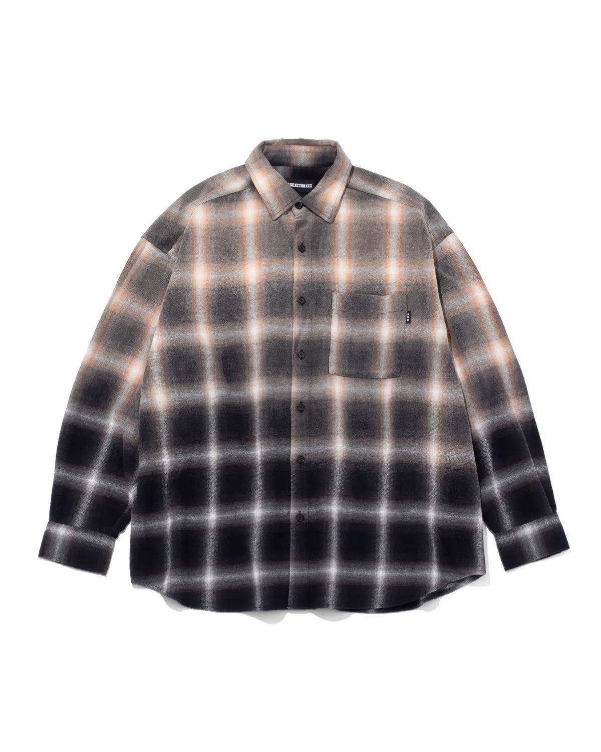 GOD SELECTION XXX / GRADATION CHECK SHIRT (GXL-A26-SH-01)