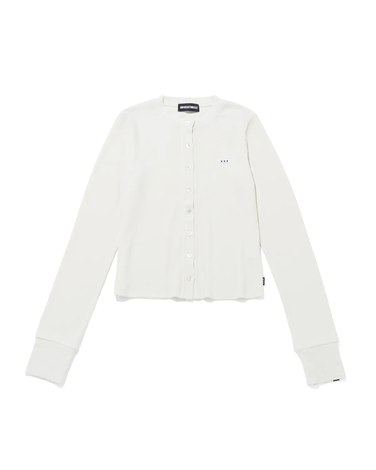 GOD SELECTION XXX / Mini Box Logo Ribbed Cardigan -Women's- (GXL-A27-CS-02)