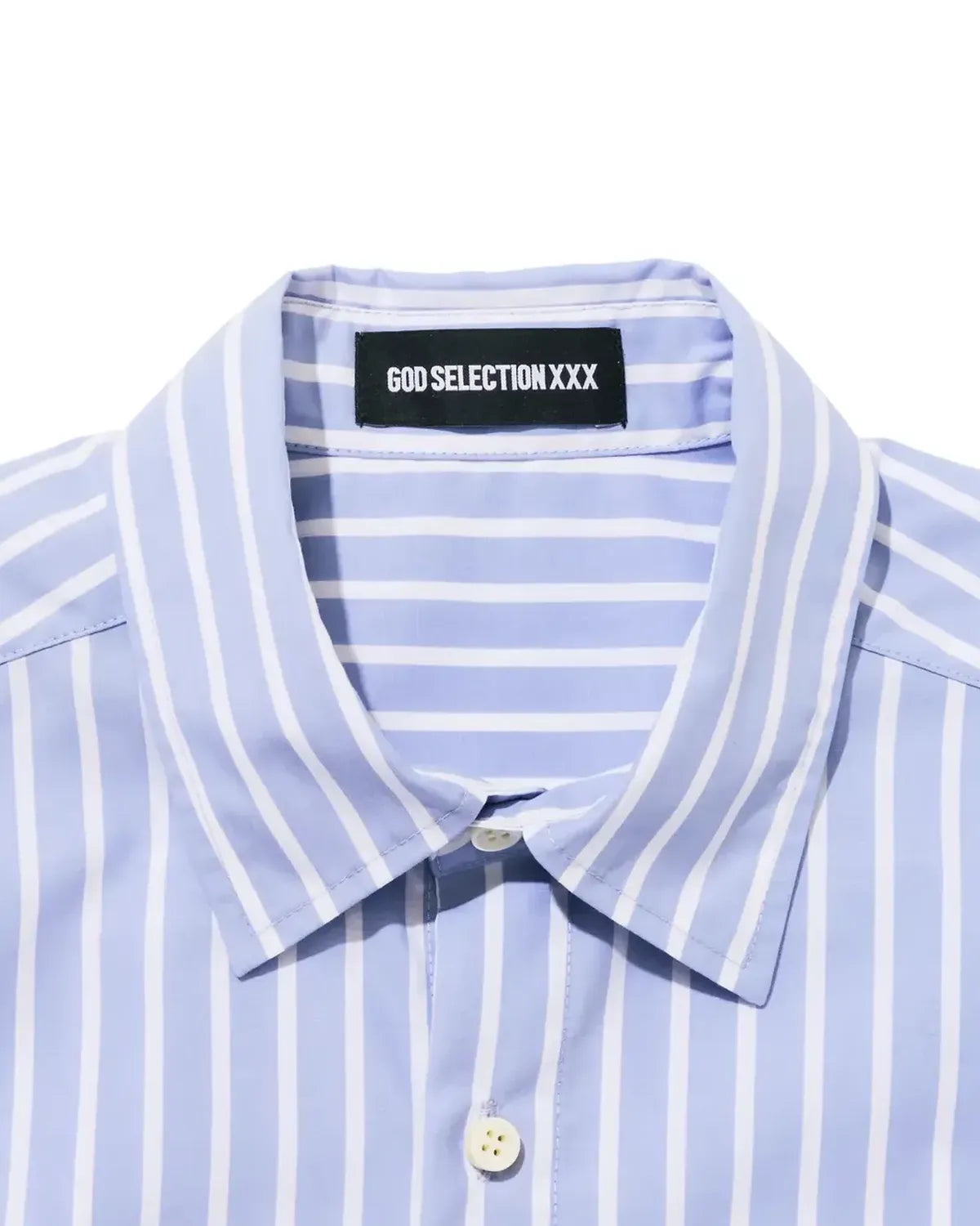 GOD SELECTION XXX / Initial Logo Stripe S/S Shirt (GXL-S26-SH-01)