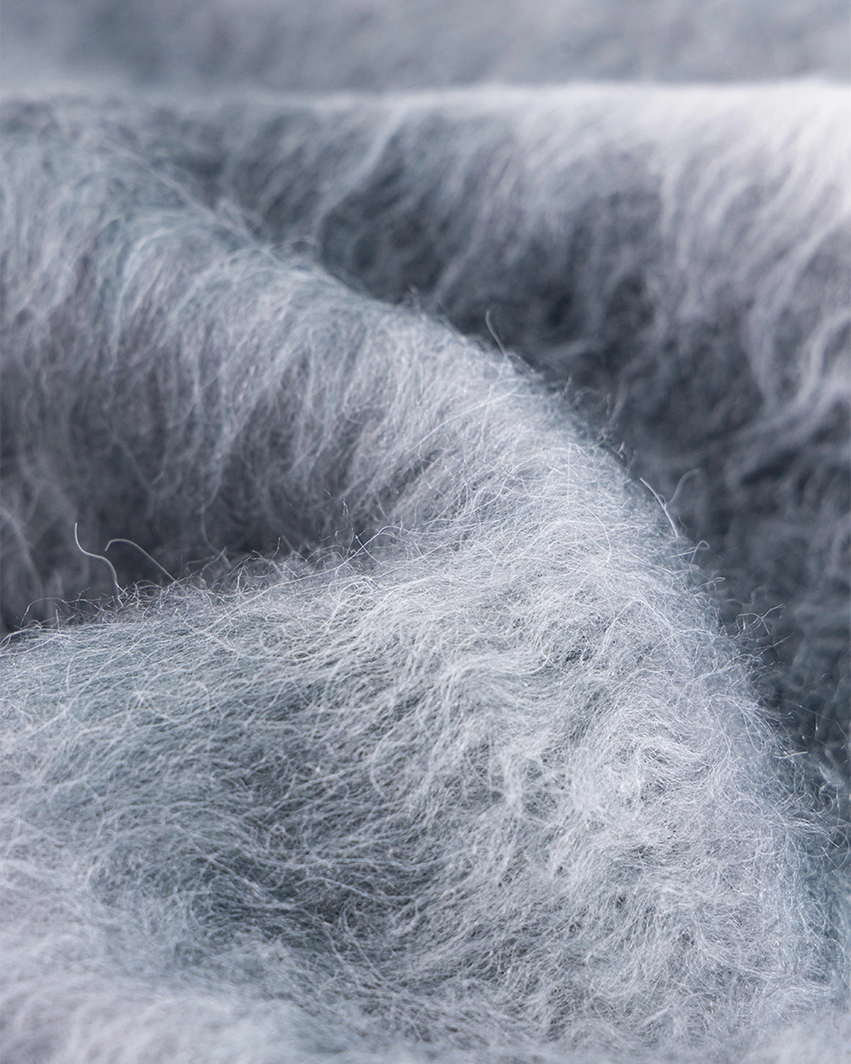 WOKE EDGE / Gradation Mohair Zip Knit (2521-15913-0080002)