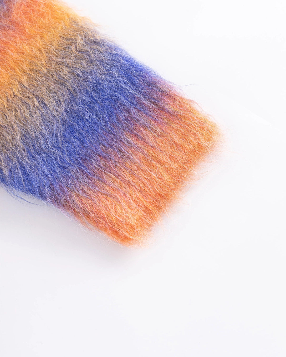 WOKE EDGE / Gradation Mohair Zip Knit (2521-15913-0080002)