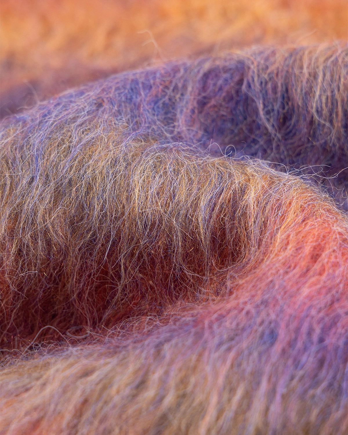 WOKE EDGE / Gradation Mohair Zip Knit (2521-15913-0080002)