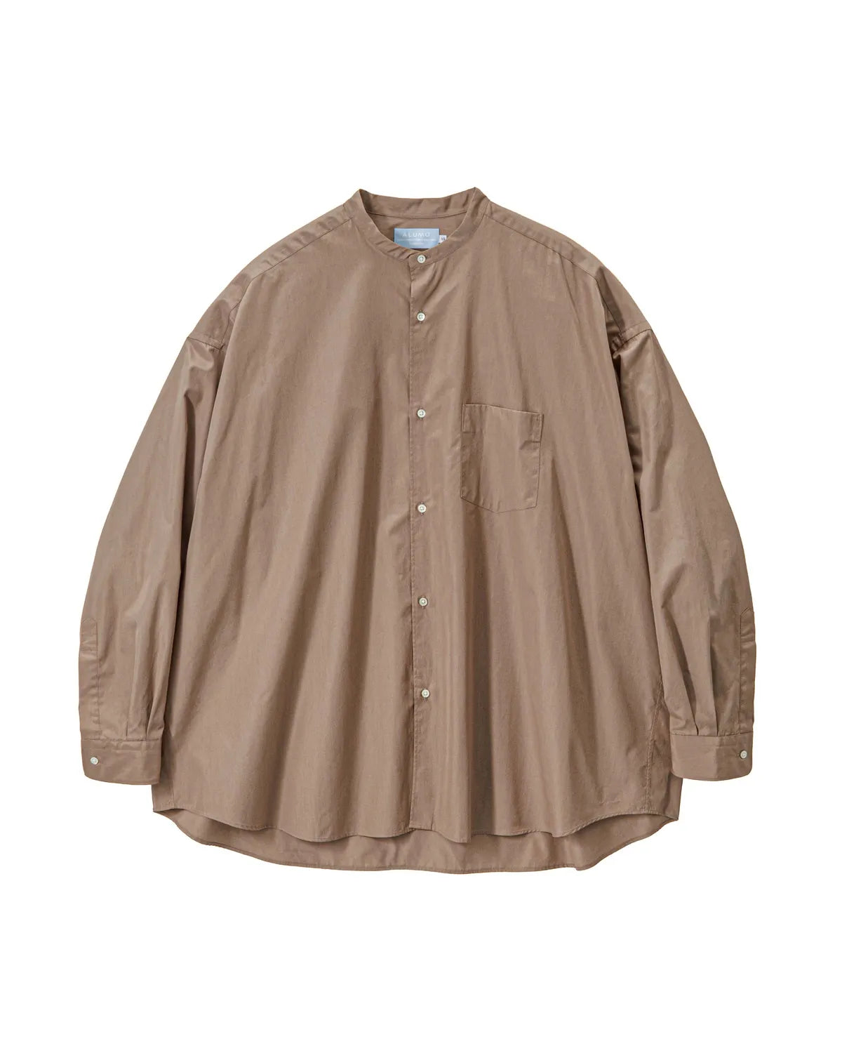 Graphpaper の ALUMO for GP L/S Oversized Band Collar Shirt (GM261-50223)
