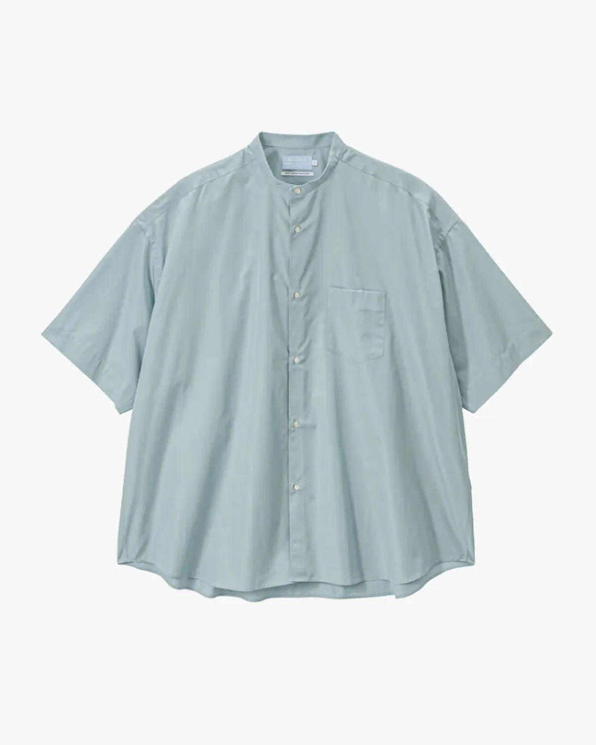 Graphpaper の ALUMO for GP S/S Oversized Band Collar Shirt (GM261-50225)