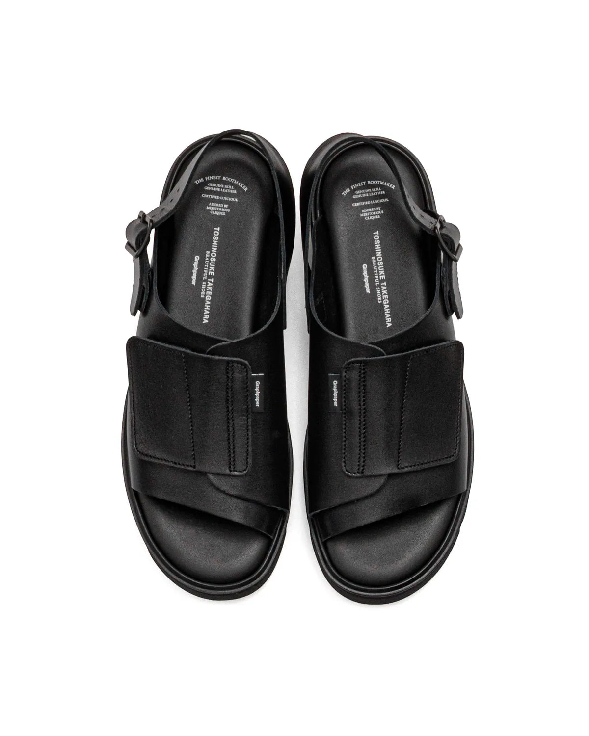 Graphpaper × BEAUTIFUL SHOES の BEAUTIFUL SHOES for GP VELCRO SANDALS (GL261-90485)