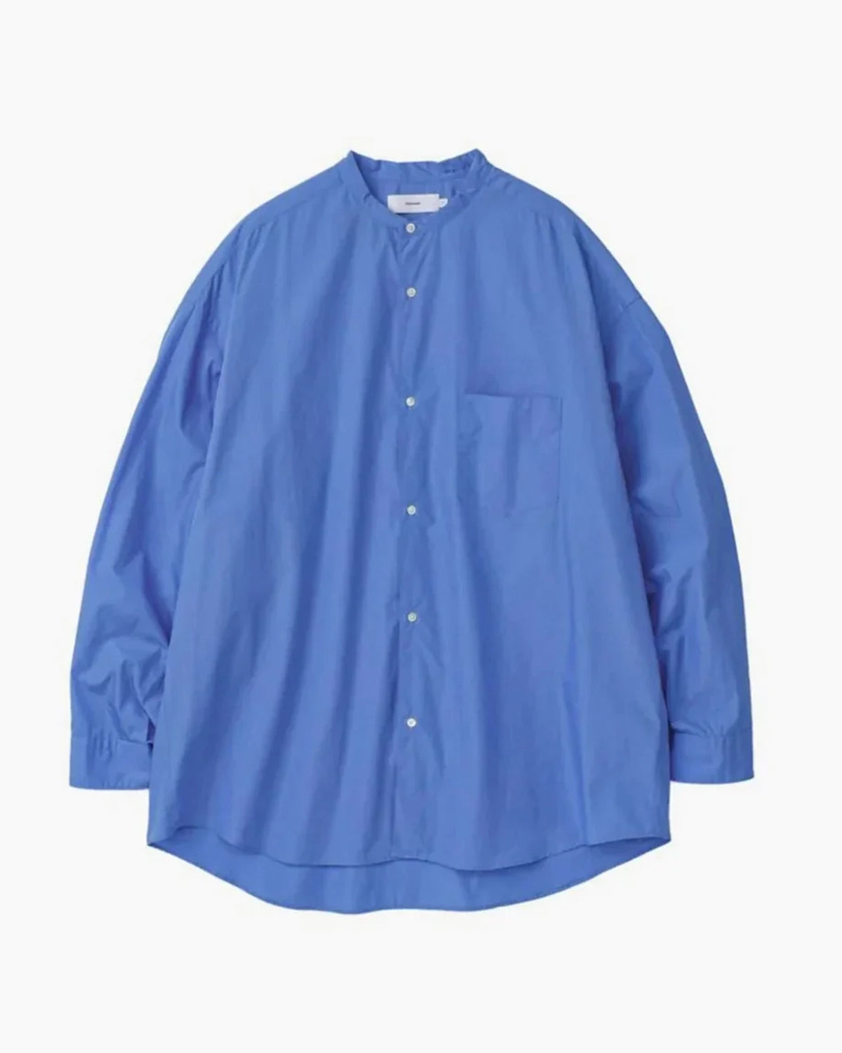 Graphpaper の Broad L/S Oversized Band Collar Shirt (GM251-50002B)