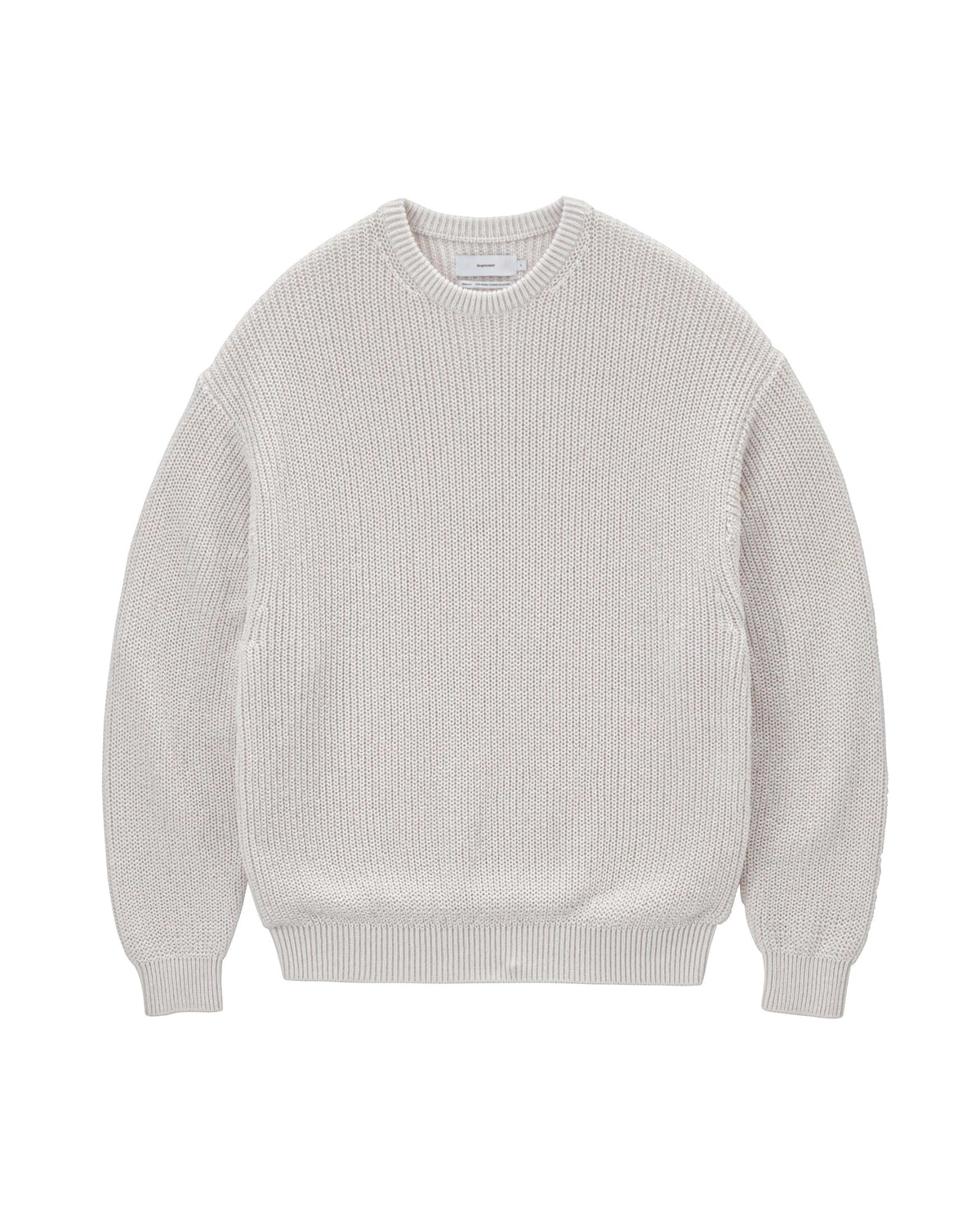 Graphpaper の Coiled Wool Nylon Crew Neck Knit (GM261-80433)