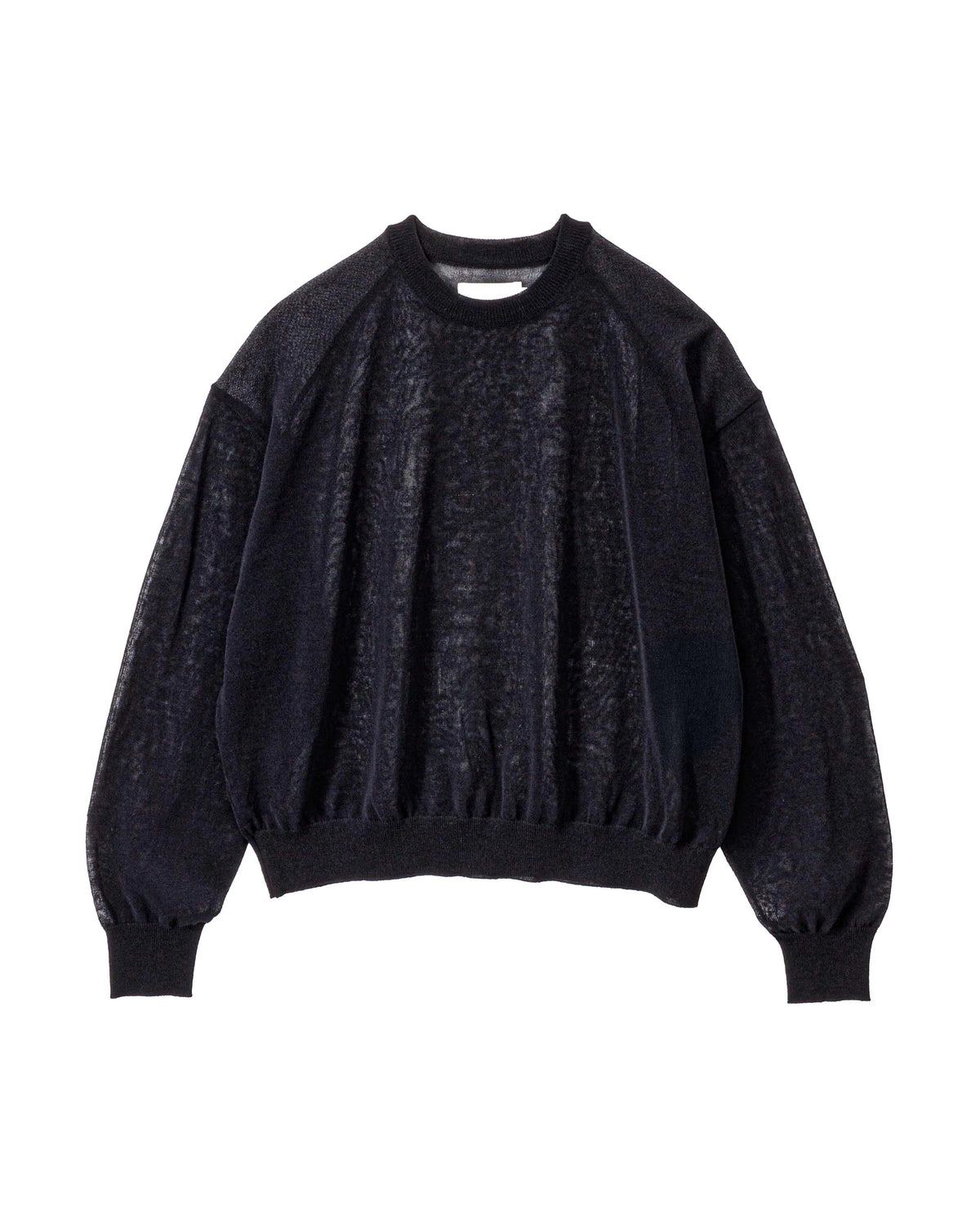Graphpaper の Coiled Wool Nylon Oversized Crew Neck Knit (GL261-80430)