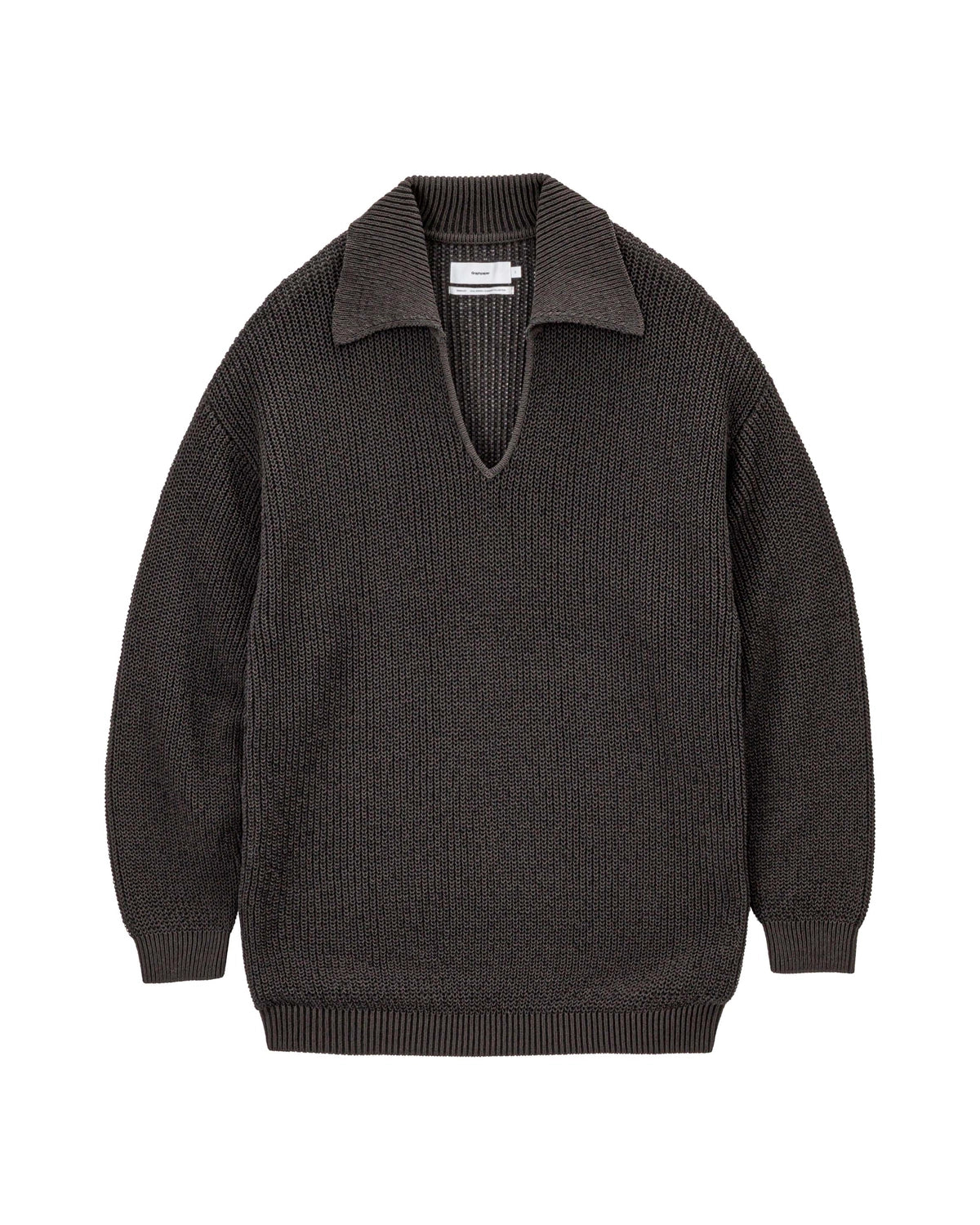Graphpaper の Coiled Wool Nylon Skipper Knit (GM261-80435)