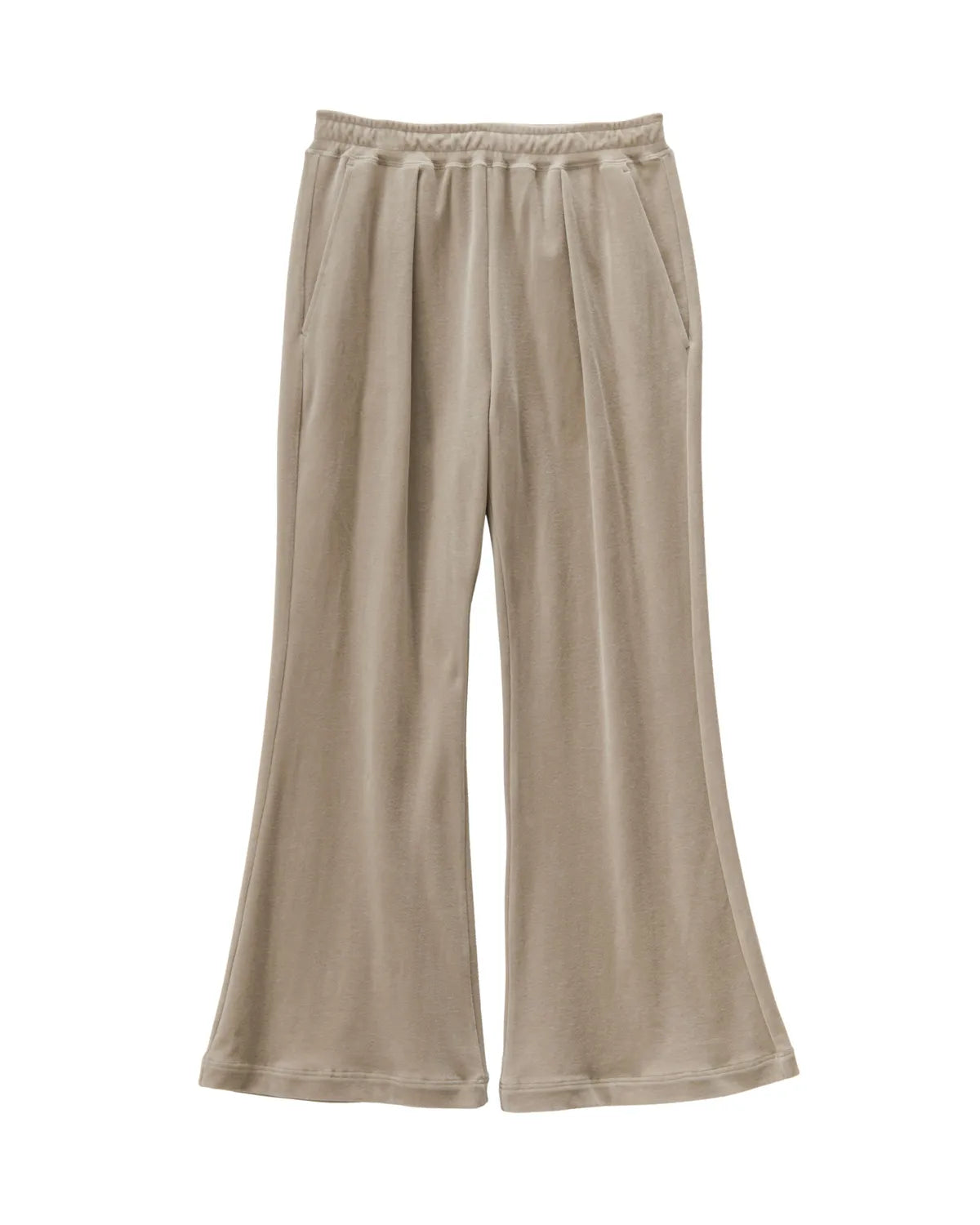 Graphpaper の Compact Velour Flare Pants (GL253-70408)
