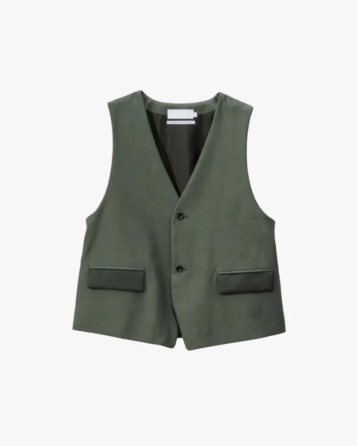 Graphpaper の Cotton Cupro Back Satin Gilet (GL253-30346)