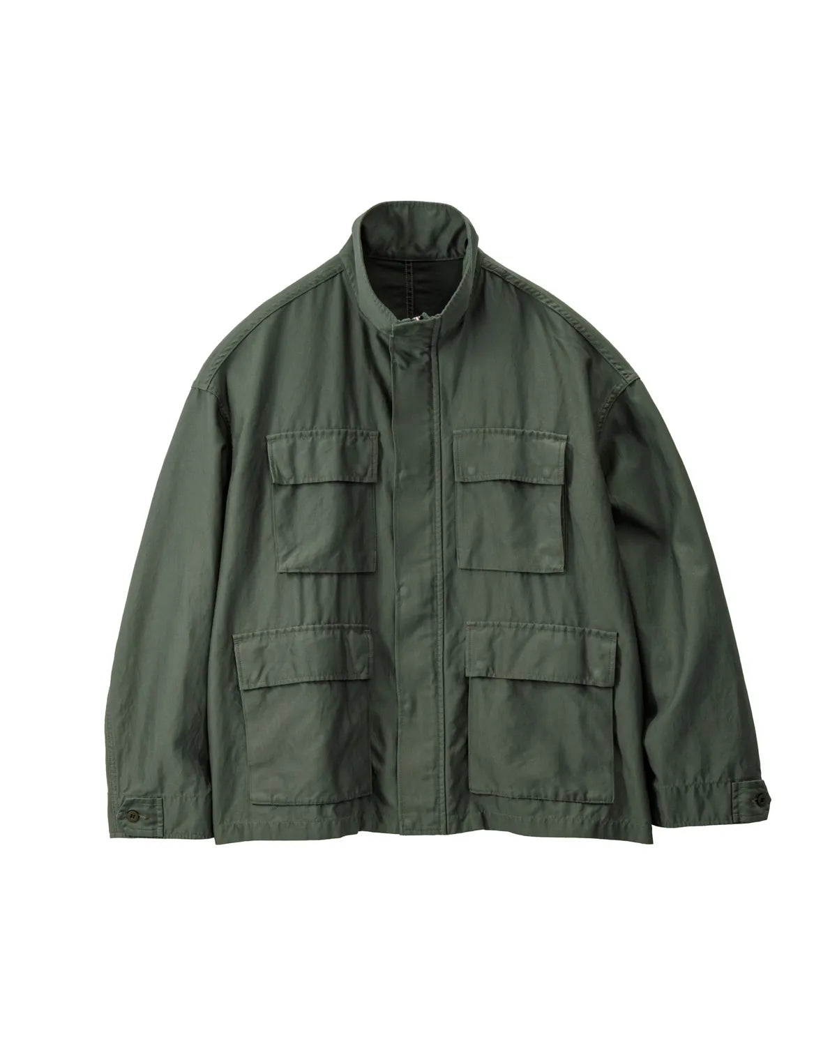 Graphpaper の Cotton Cupro Back Satin Military Jacket (GM253-30344)