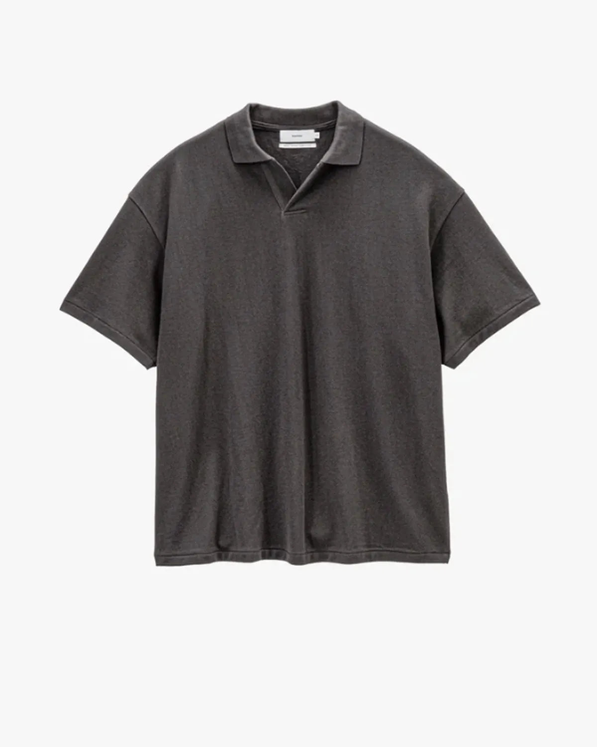 トップス Graphpaper Cotton Pique Jersey S/S Polo Graphpaper - Cotton Pique Jersey S/S Skipper Polo / PALE GREEN