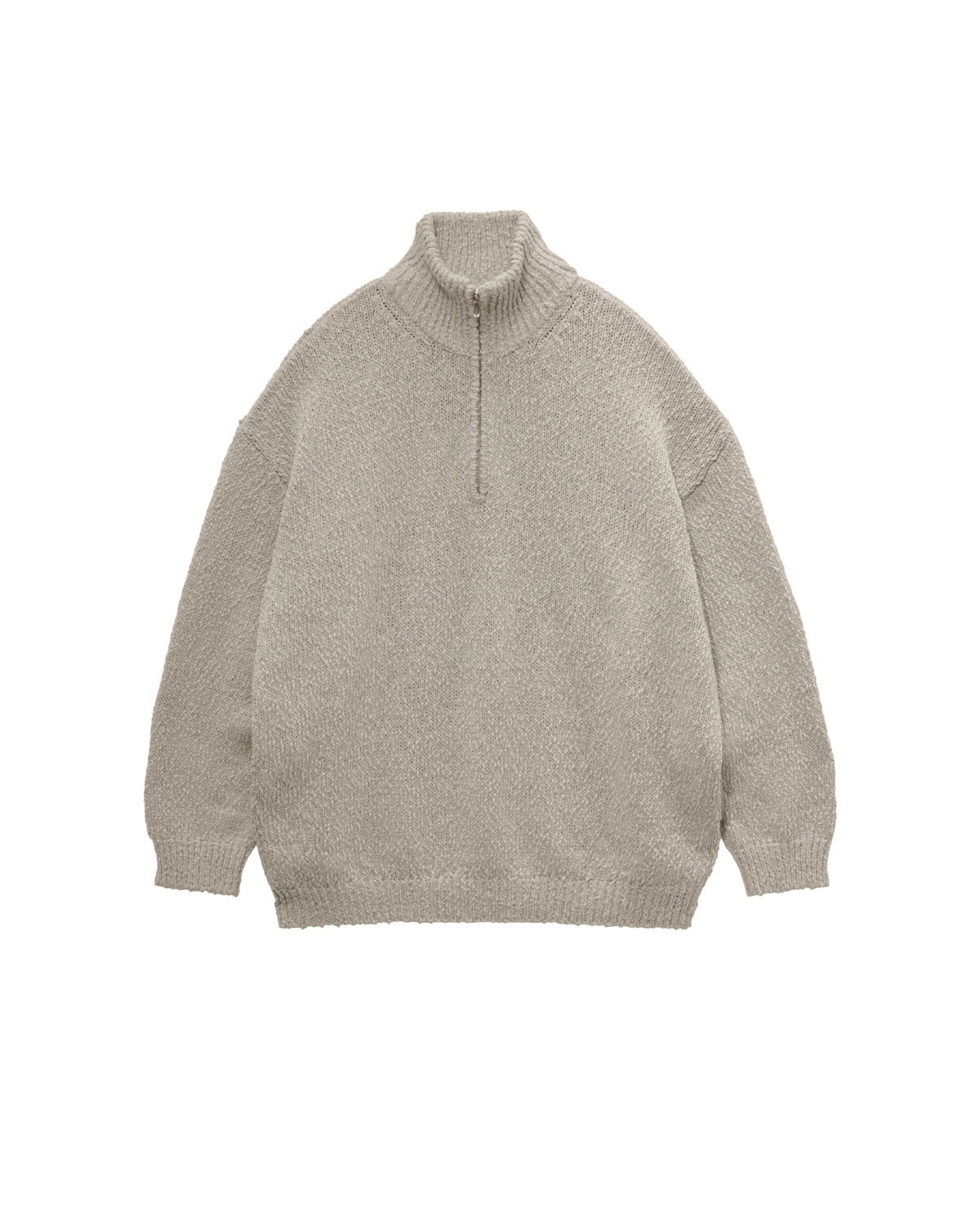 ふくページ Graphpaper / Cotton Wool Slub Oversized Half Zip Knit | 公式通販