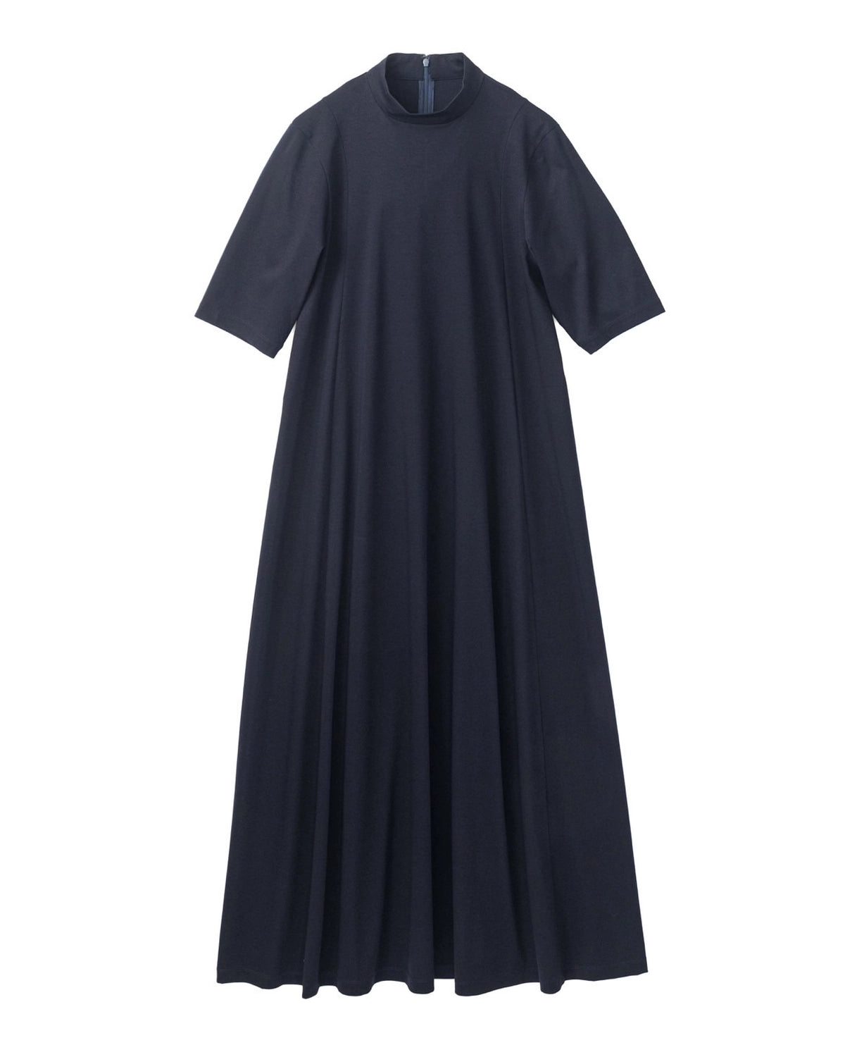 Graphpaper の Fine Smooth Mock Neck Panel Line Dress (GL251-70200B)