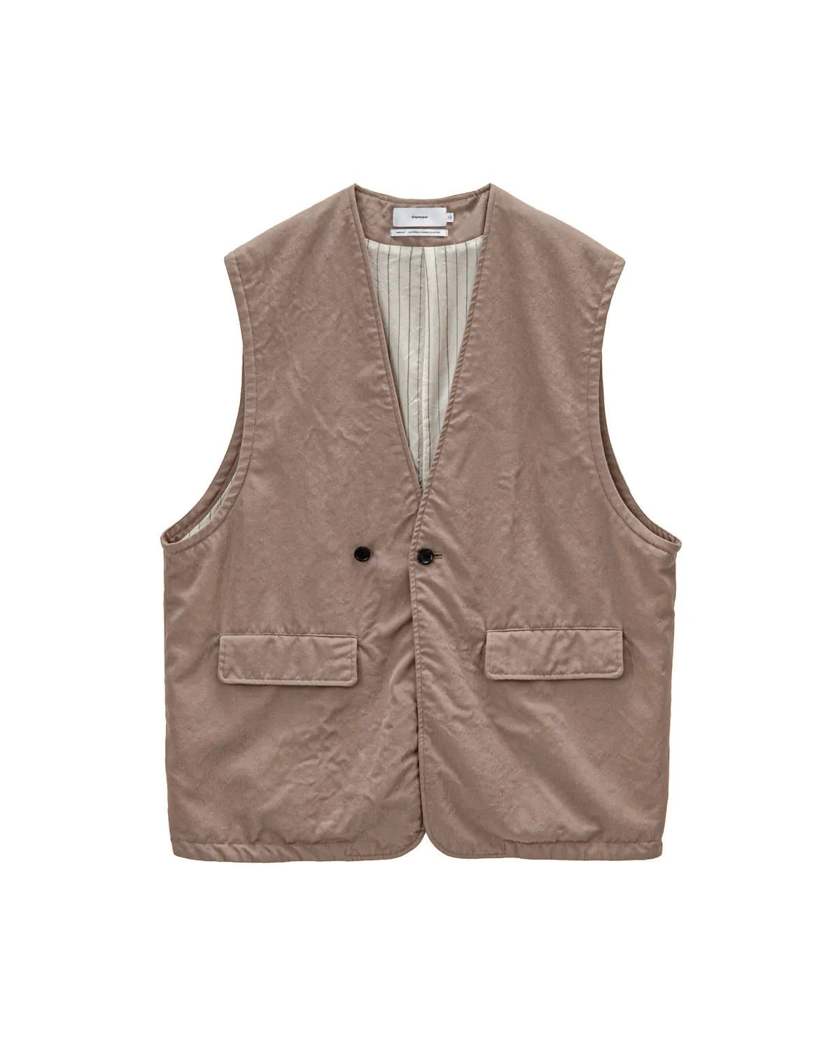 Graphpaper の Fulled Wool Twill Adjustable Vest (GM261-30341)