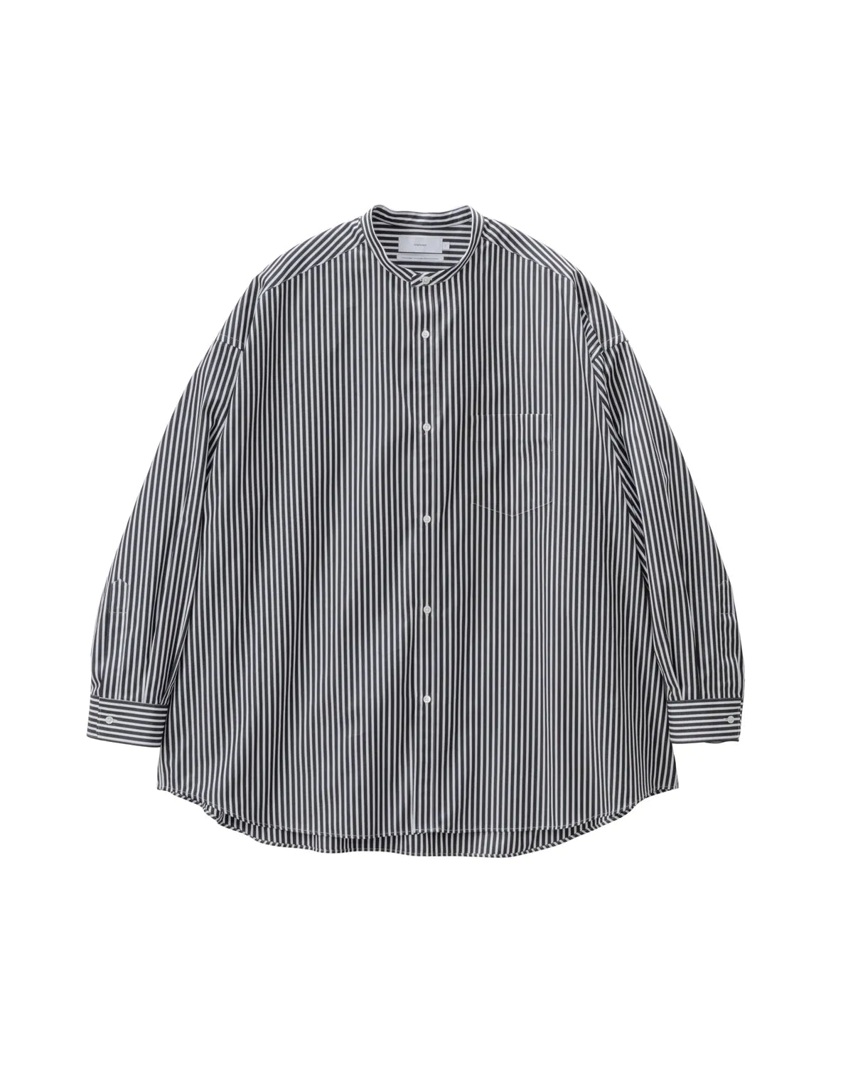 Graphpaper の High Count Band Collar Round Cut Oversized Shirt (GM253-50031C)
