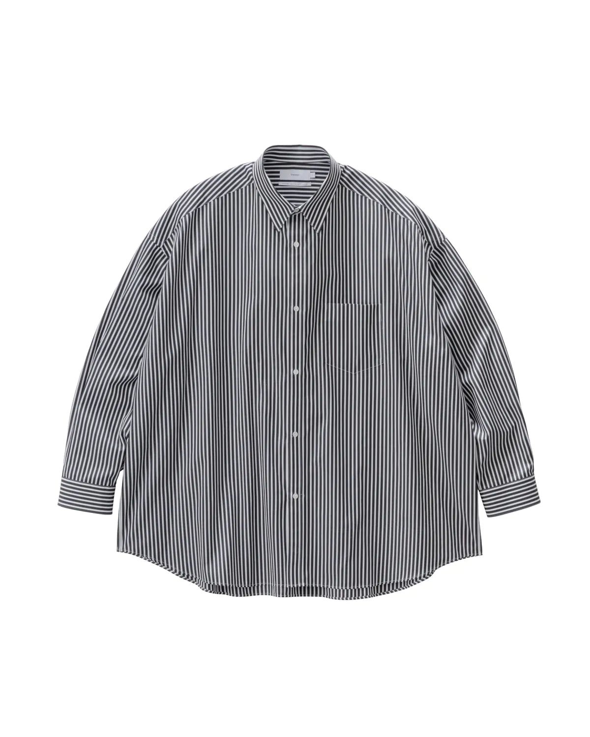 Graphpaper の High Count Regular Collar Round Cut Oversized Shirt (GM253-50030C)